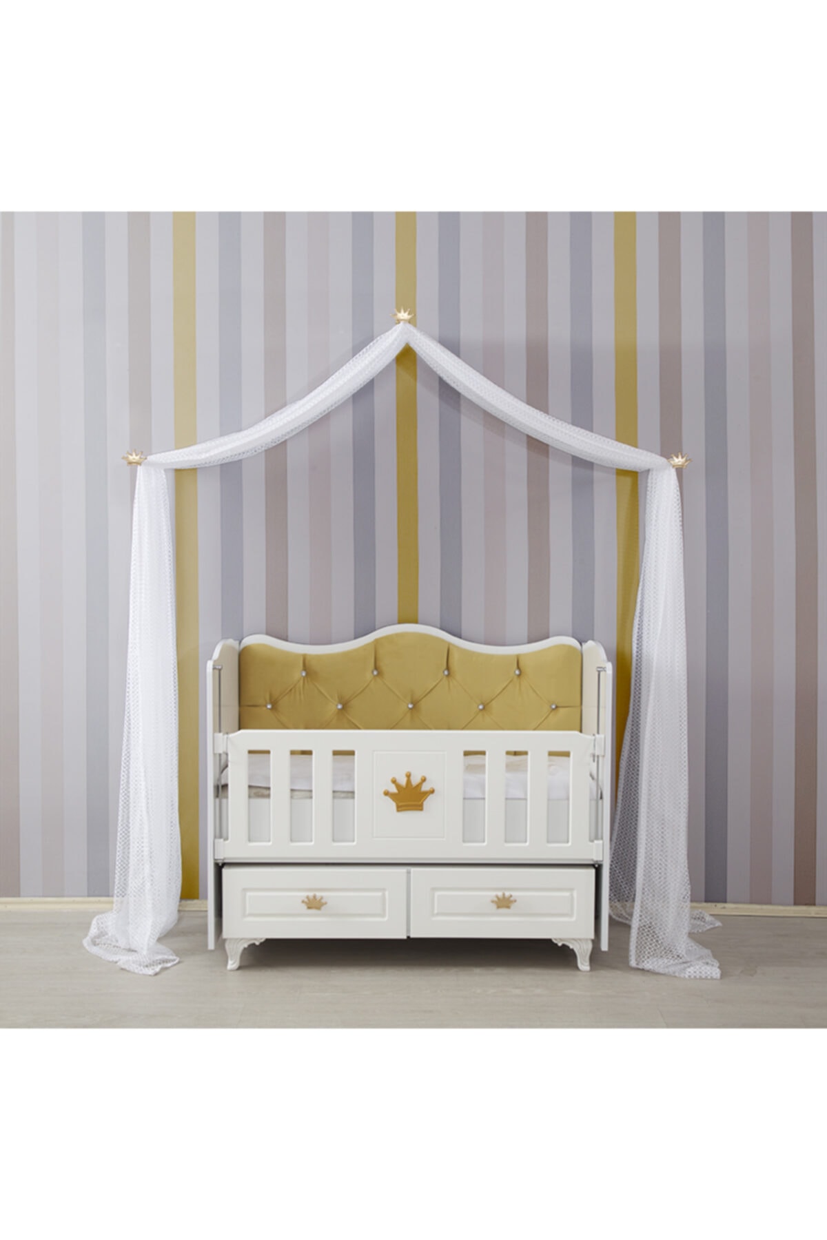 Bebexi Unisex Gold Sedir Beşik