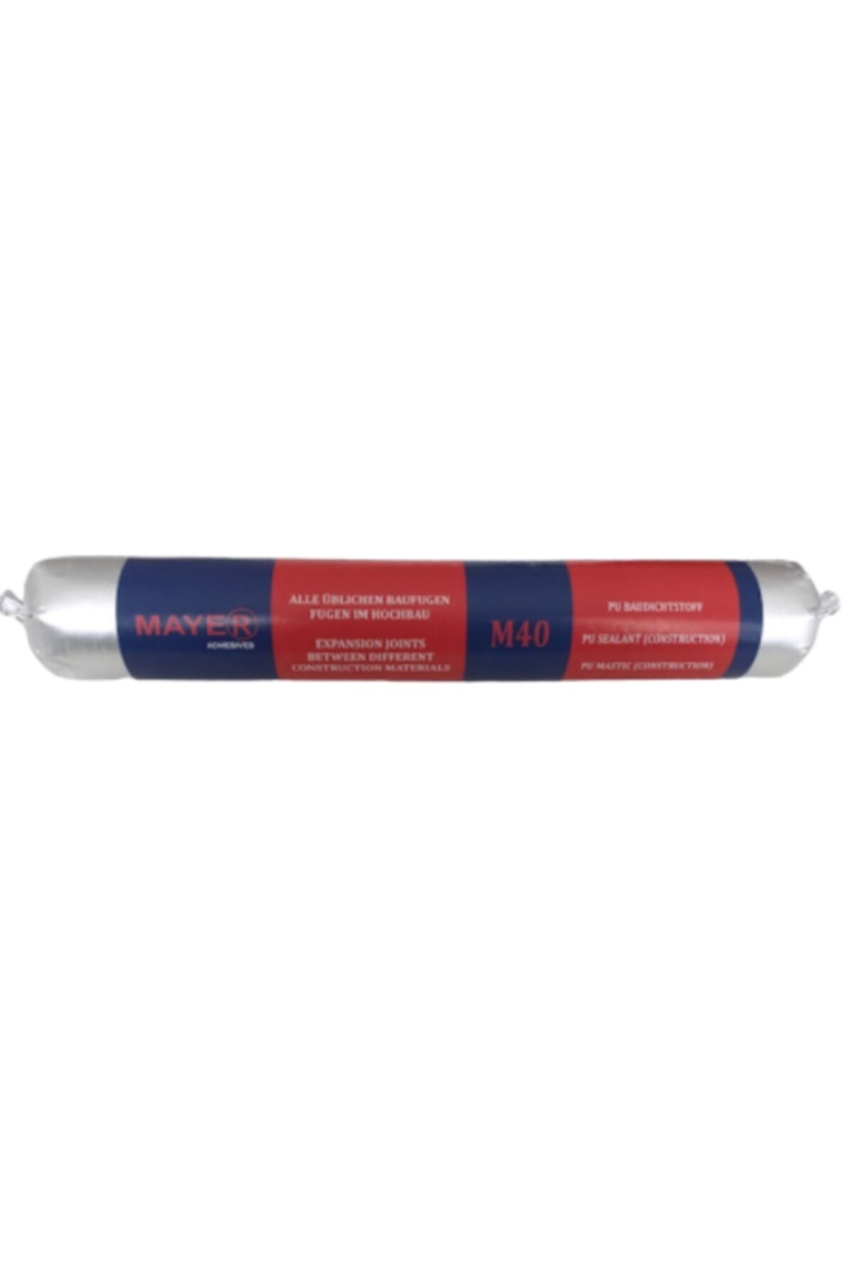 MAYER M 40 Poliüretan Yapı- Otomotiv Sosis Mastik 600 Ml Beyaz (20 Adet)