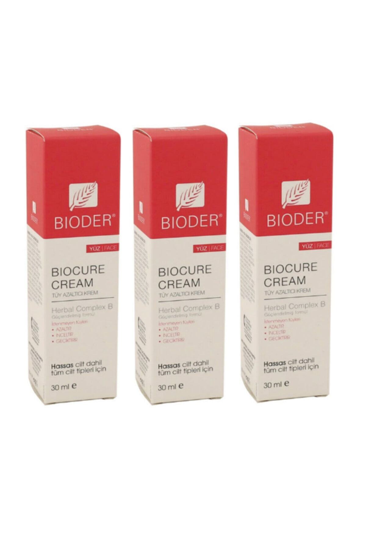 Bioder Tüy Azaltıcı Krem Yüz Için 30 ml x 3 Adet
