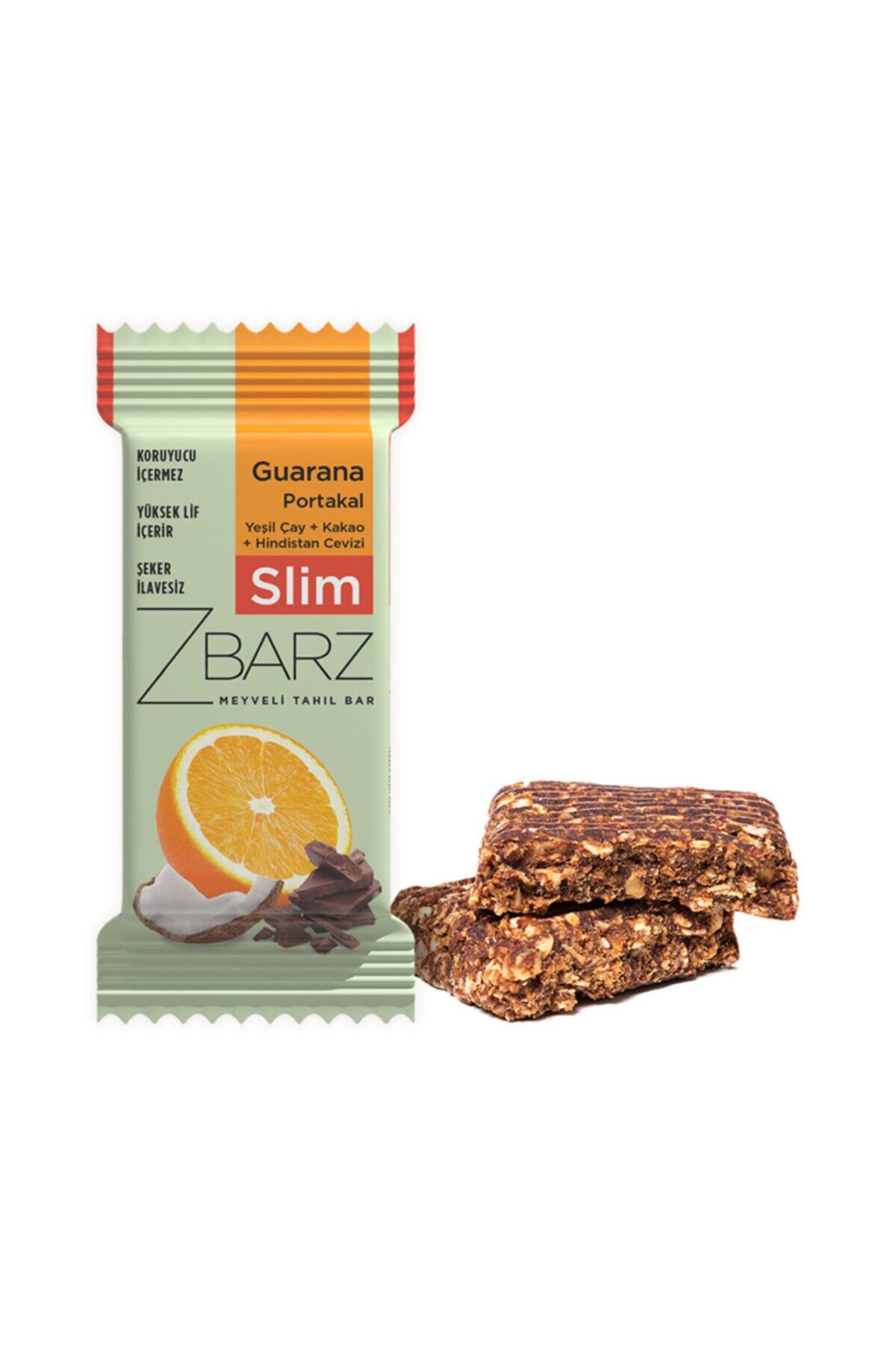 ZBARZ GIDA SAN VE TİC AŞ Zbarz Slim Guarana Portakal Bar 35 G X (12 Adet)