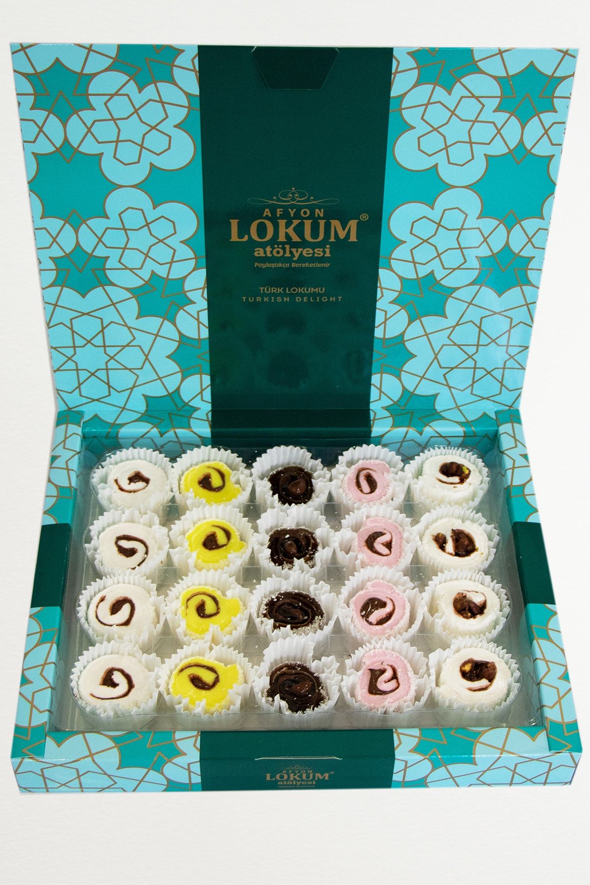 Lokum Atölyesi Karışık Çikolatalı Sarma Lokum 500 gr