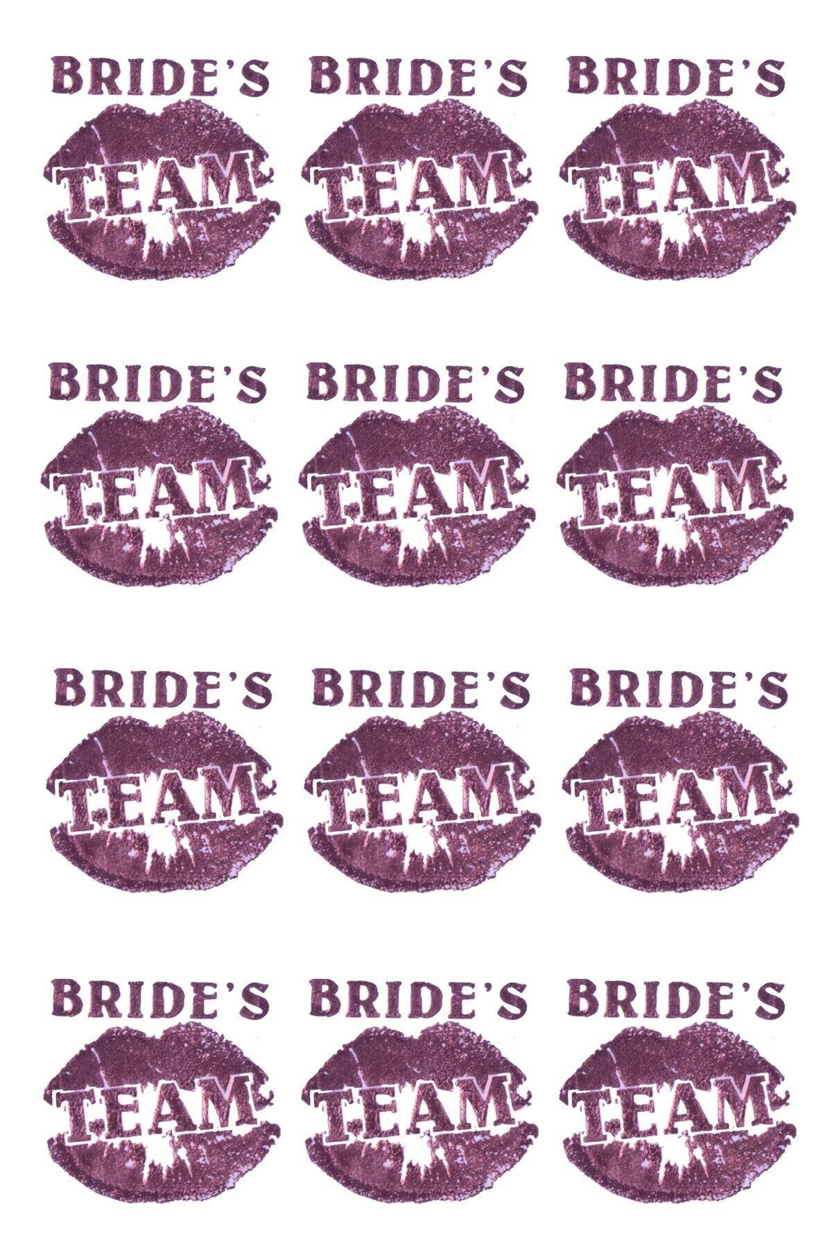 Kullan At Market Bride S Team Dudaklı Dövme Rose Gold 12'li