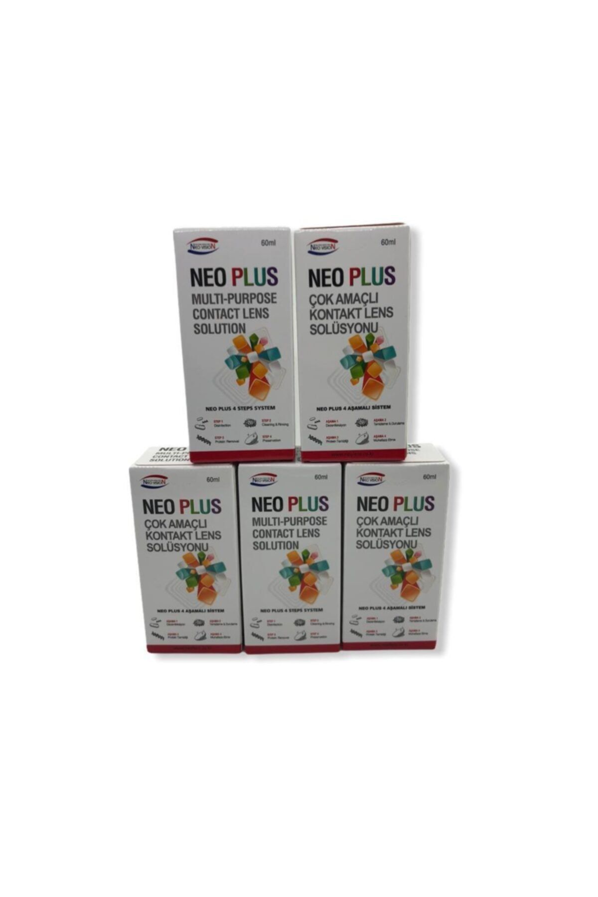 NEO PLUS Kabin Boy Lens Solüsyonu 5 Adet 60 ml