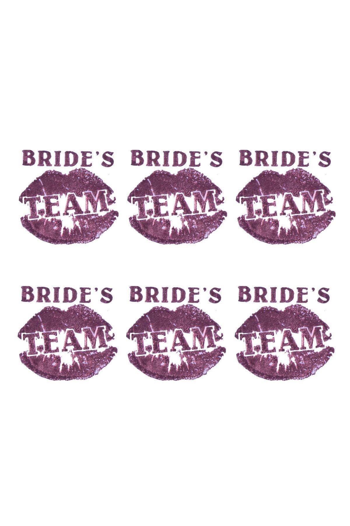 Kullan At Market Bride S Team Dudaklı Dövme Rose Gold 6lı