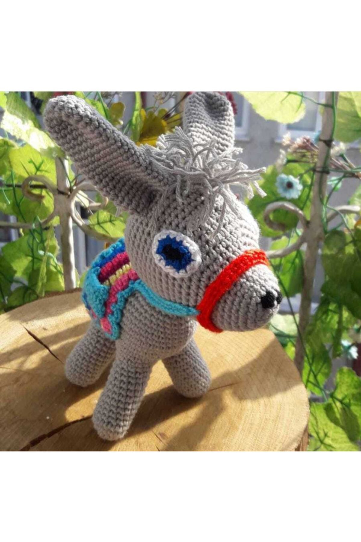 CNS Plastik Amigurumi El Örgüsü Oyuncak Eşek