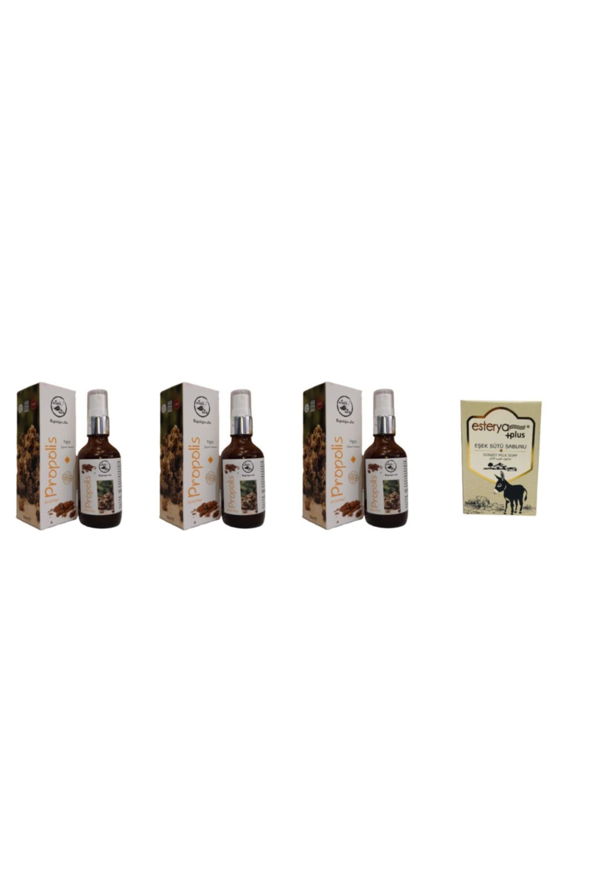 Aslı Bu Bakbunatural Propolis Sprey 50 Ml 3 Lü Set Eşeke Sütü Sabunu Hediyeli