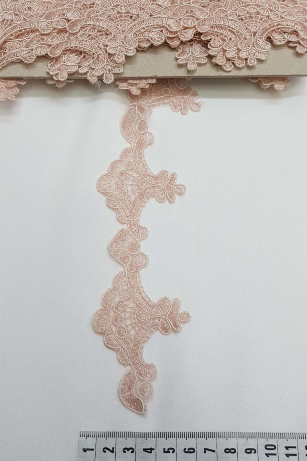 Hayalperest boncuk Pudra Fransız Güpür Dar Dantel