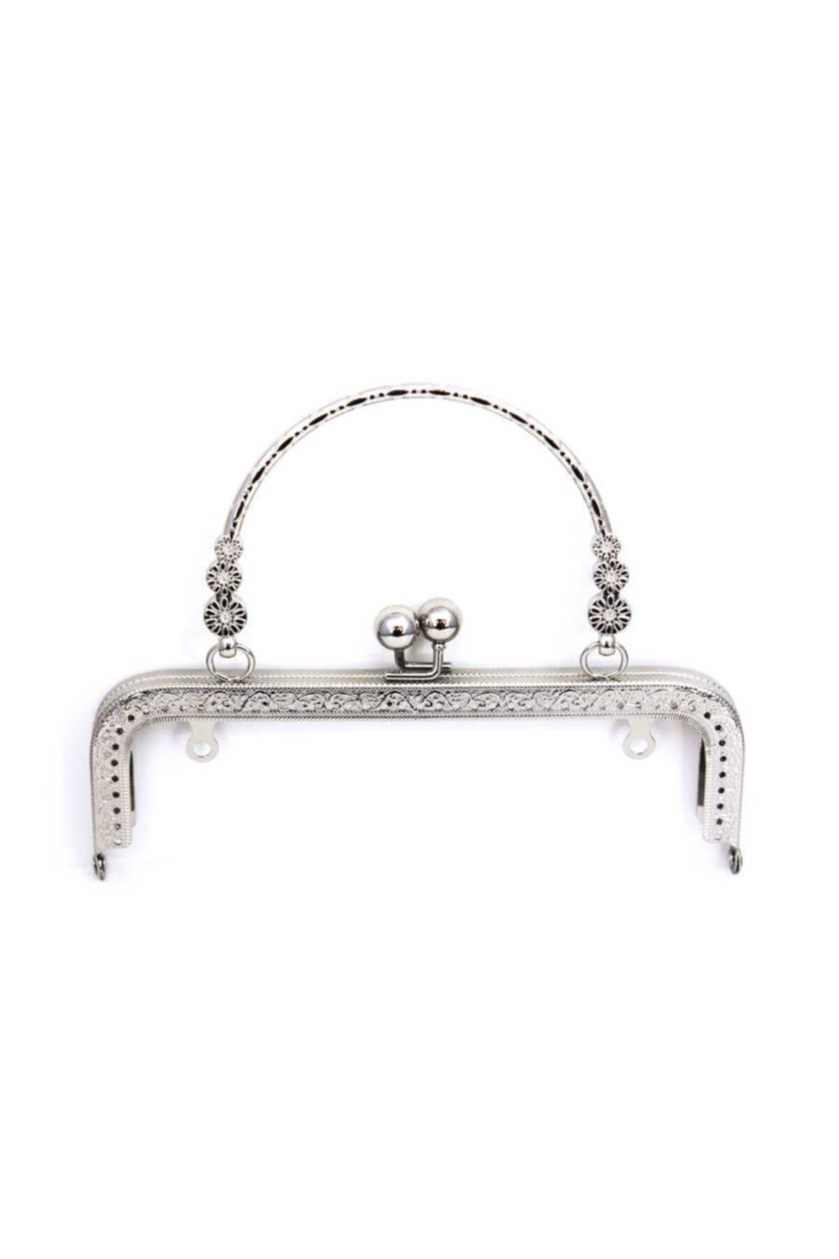 Ertürk Metal Aksesuar Çanta Kulpu Nikel Renk Kod-19n 18.5 cm 1 Adet
