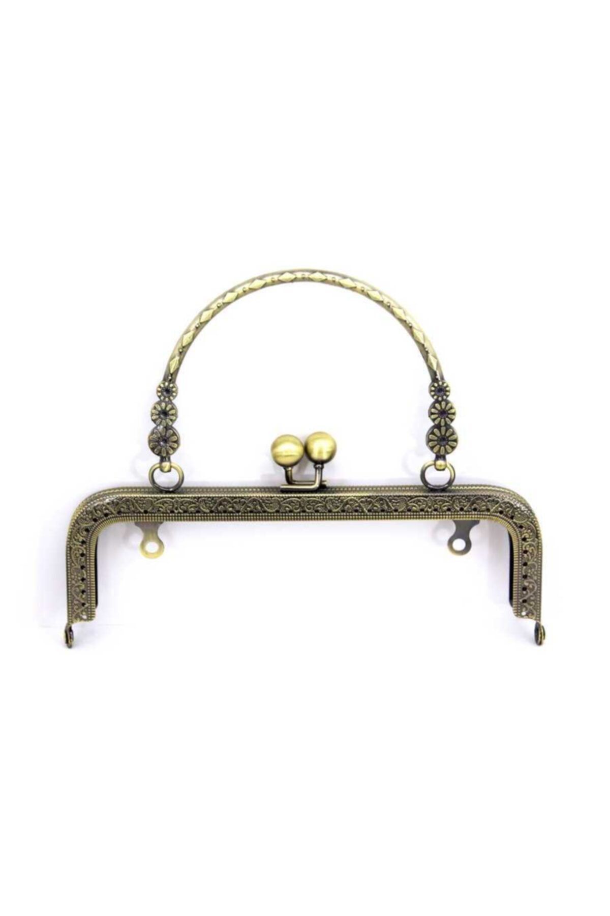 Ertürk Metal Aksesuar 18.5 cm Antik Sarı Renk 1 Adet Çanta Kulpu