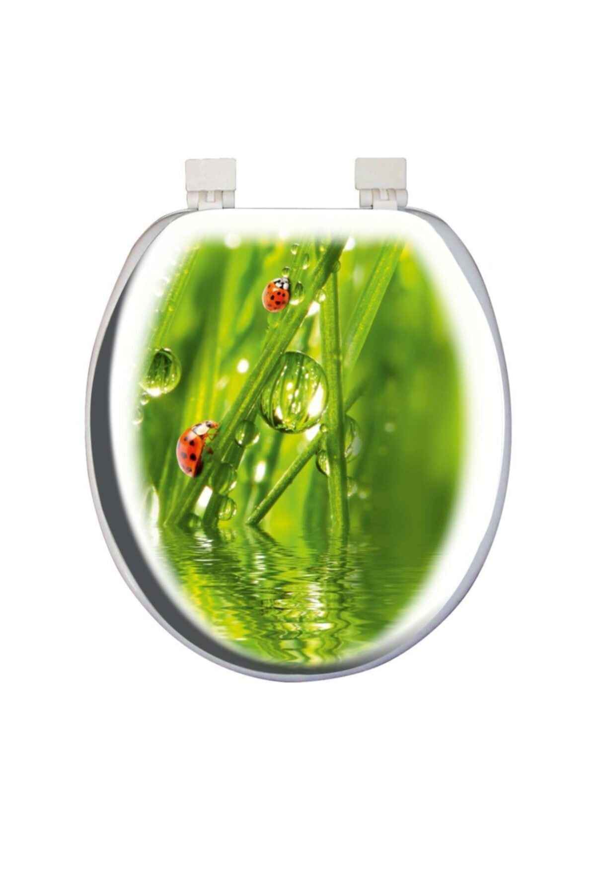 Softy Classic Desenli Yumuşak Klozet Kapağı Uğur Böceği
