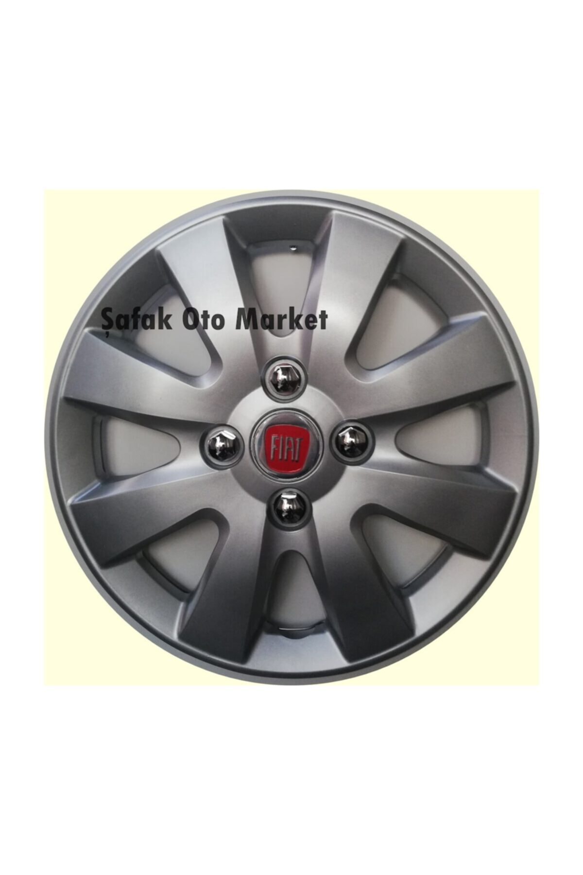 aks Fiat Linea 15 Inç Jant Kapağı-videolu Krlmz Ürn(a129)