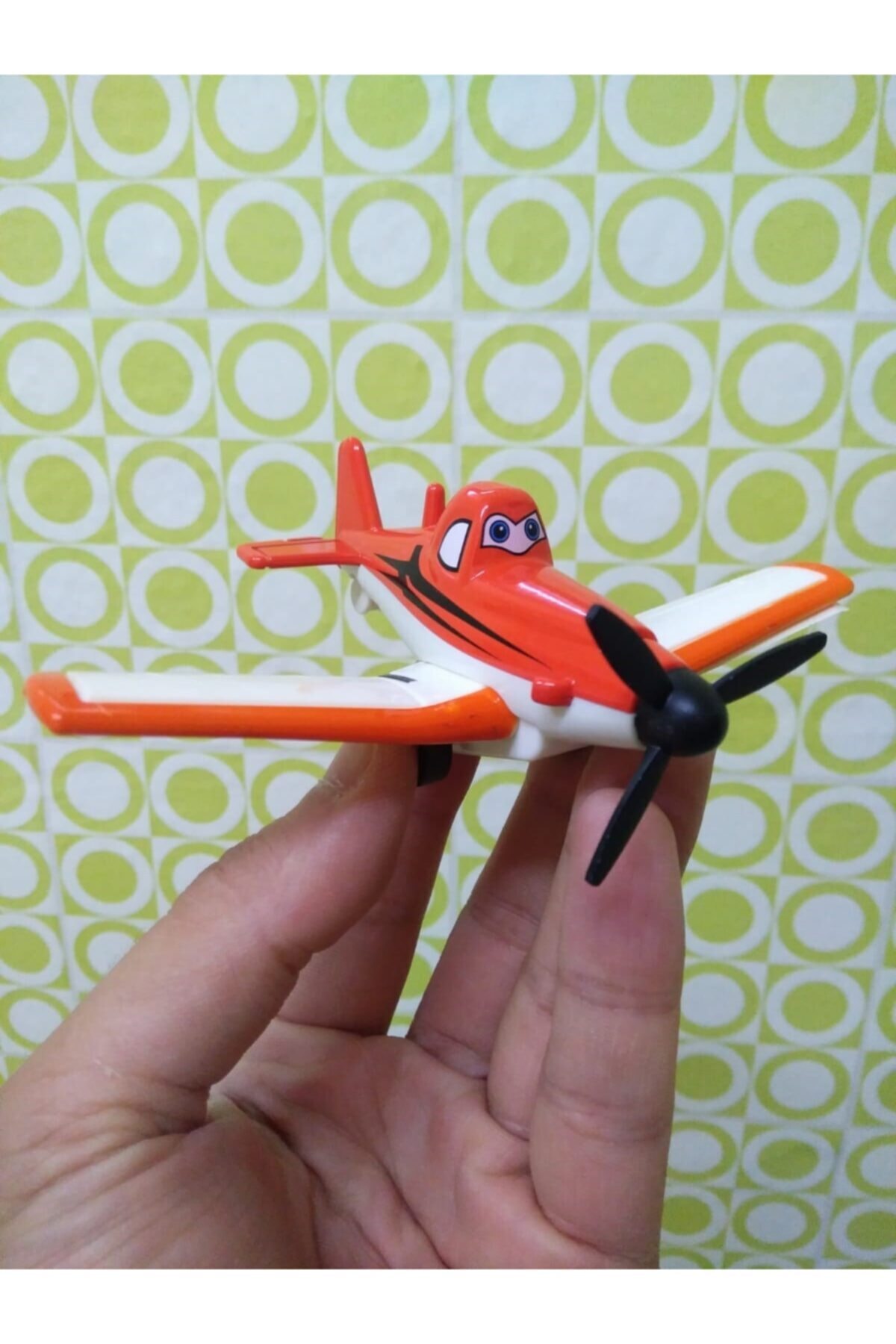 Planes Beyaz Çek Bırak Oyuncak Uçak