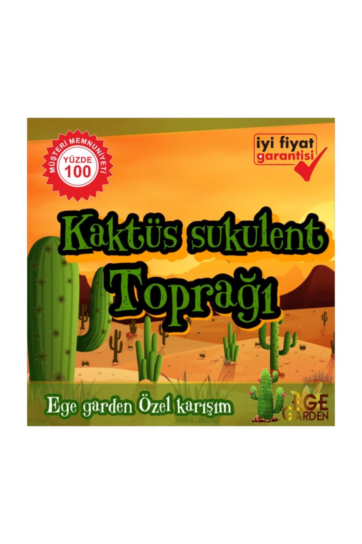 EGE GARDEN 20 lt Kaktüs Sukulent Toprağı Ege Garden Özel Karışım