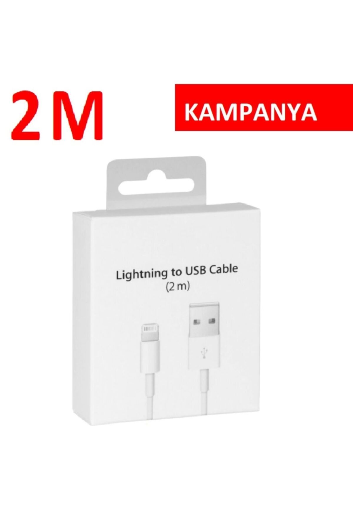 ERL TEK Iphone 5-6-7-8-X-XS-11-12pro Max Uyumlu Şarj Aleti 2 Metre