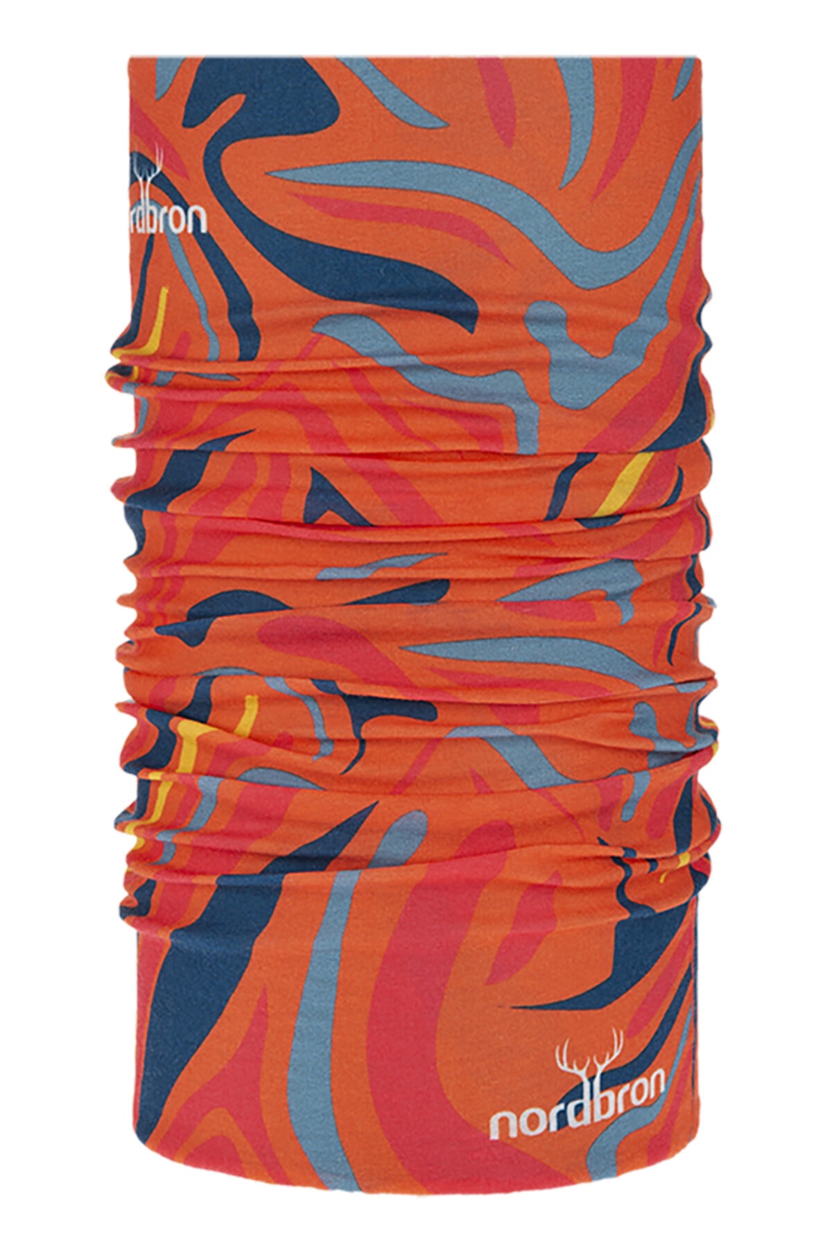 Nordbron Unisex Turuncu  Maske Yüz Ve Kafa Baklava Dikişsiz Bandana