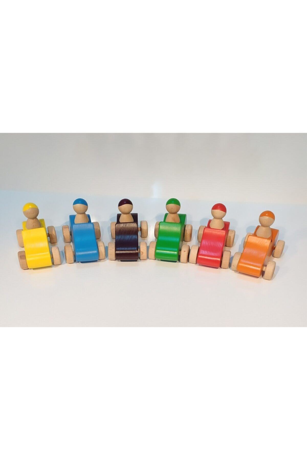 aliwooden 6 Lı Waldorf Araba Seti