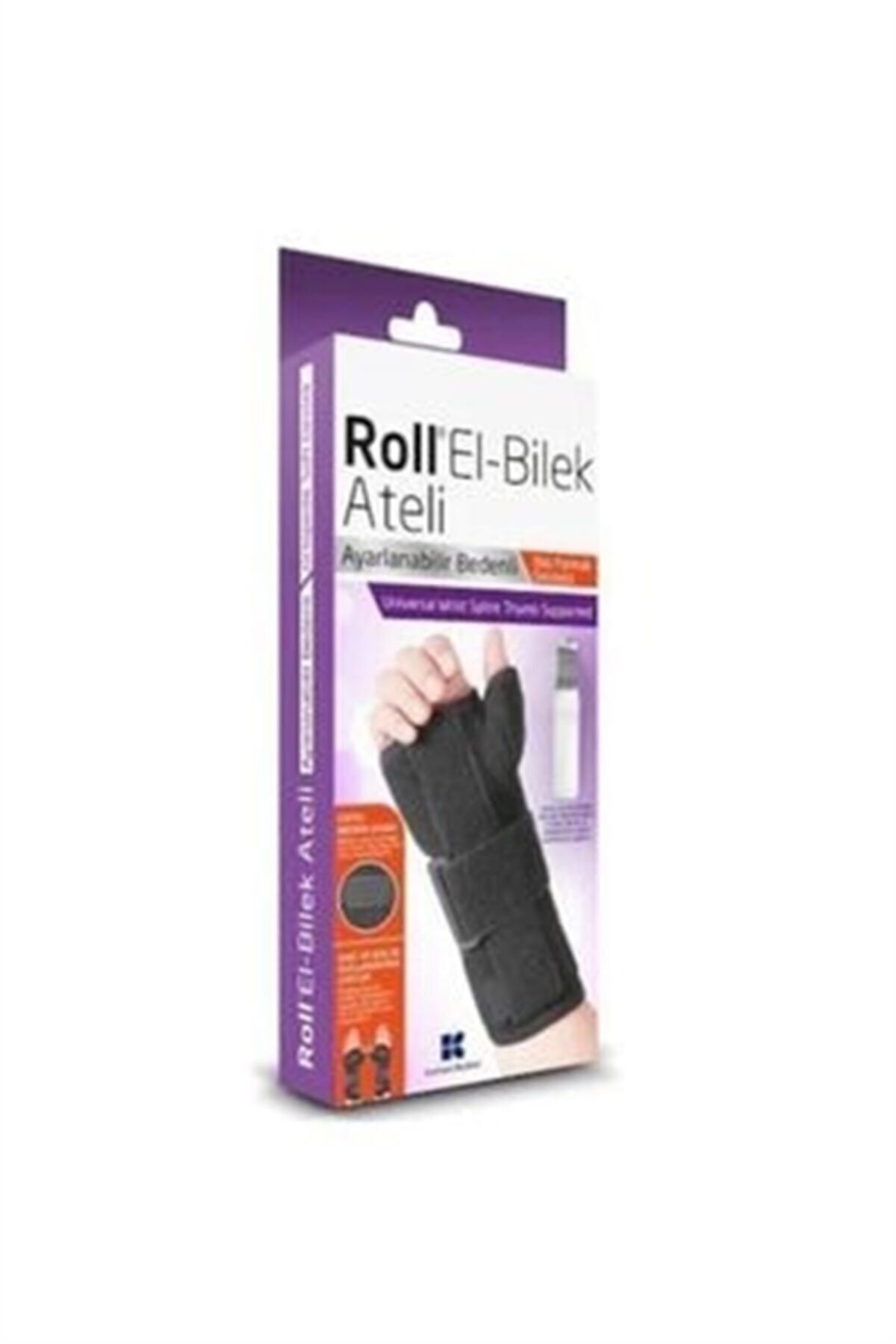 Roll Ayarlanabilir Baş Parmak Destekli El Bilek Ateli