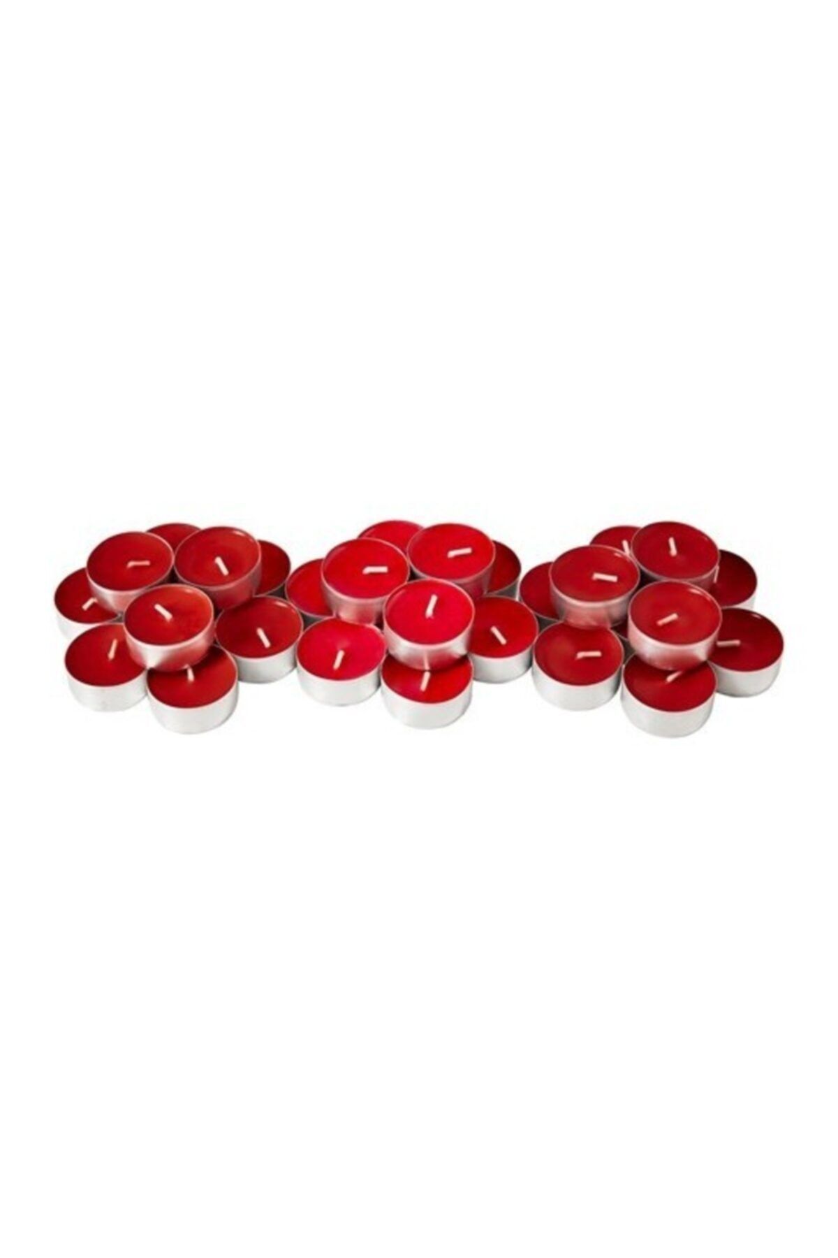 Onton Mum Tealight Kırmızı Renkli 200 Adet