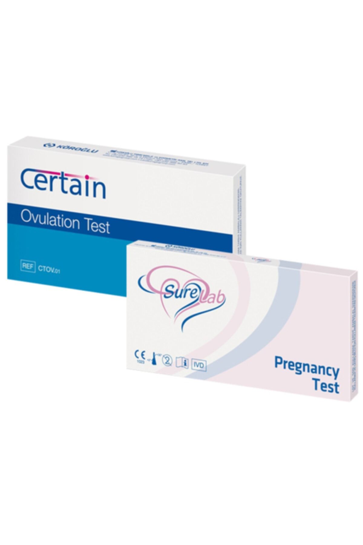 Certain 50 Ovulasyon 3 Surelab Gebelik Testi