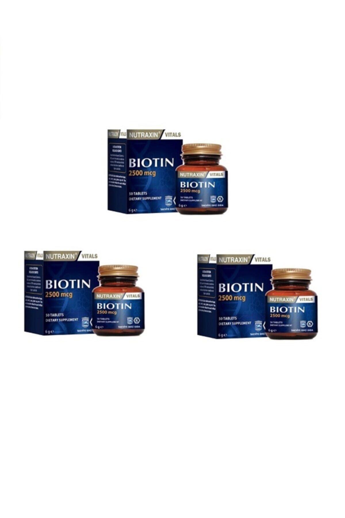 Nutraxin Saç Sağlığı Için Bıotın 30 Tablet 3 Adet
