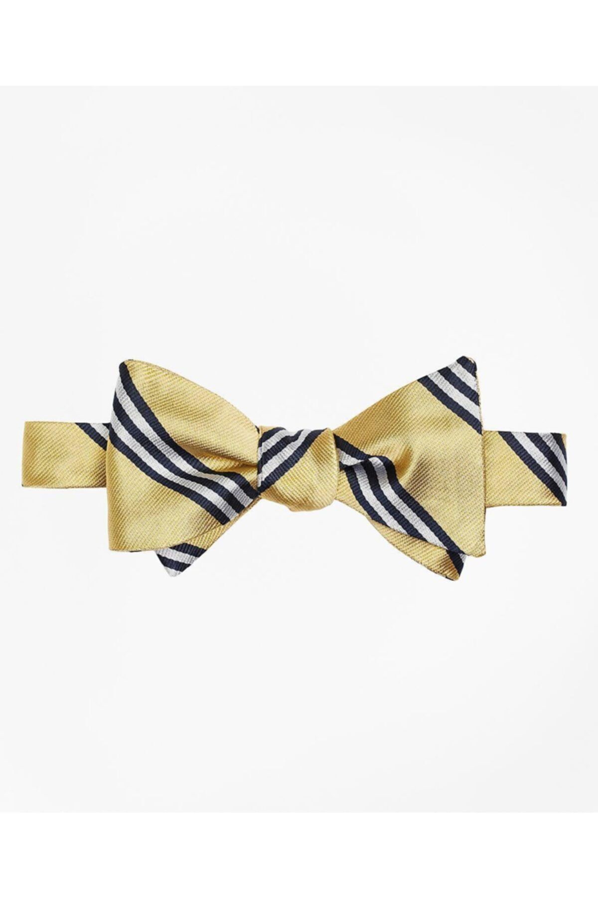 BROOKS BROTHERS Erkek Siyah/sarı Papyon