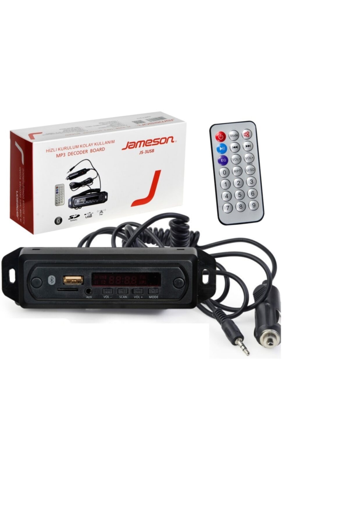 Jameson Oto Teyp Aux Çevirici Bord Usb/fm/aux Bluetooth