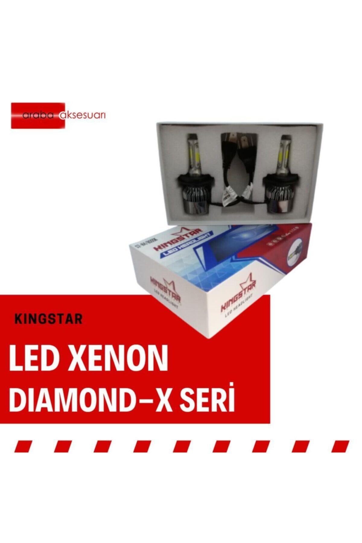 King Star Kıngstar Dıamond-x Serisi Zenon, H4 Led Xenon Far, Garantili