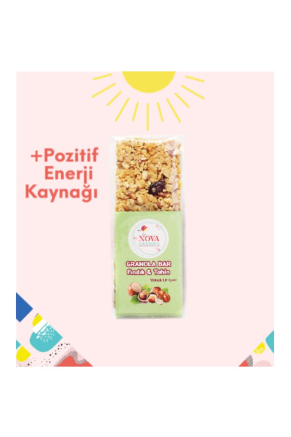 Nova Granola Fındıklı Tahinli Bar 12'li Paket