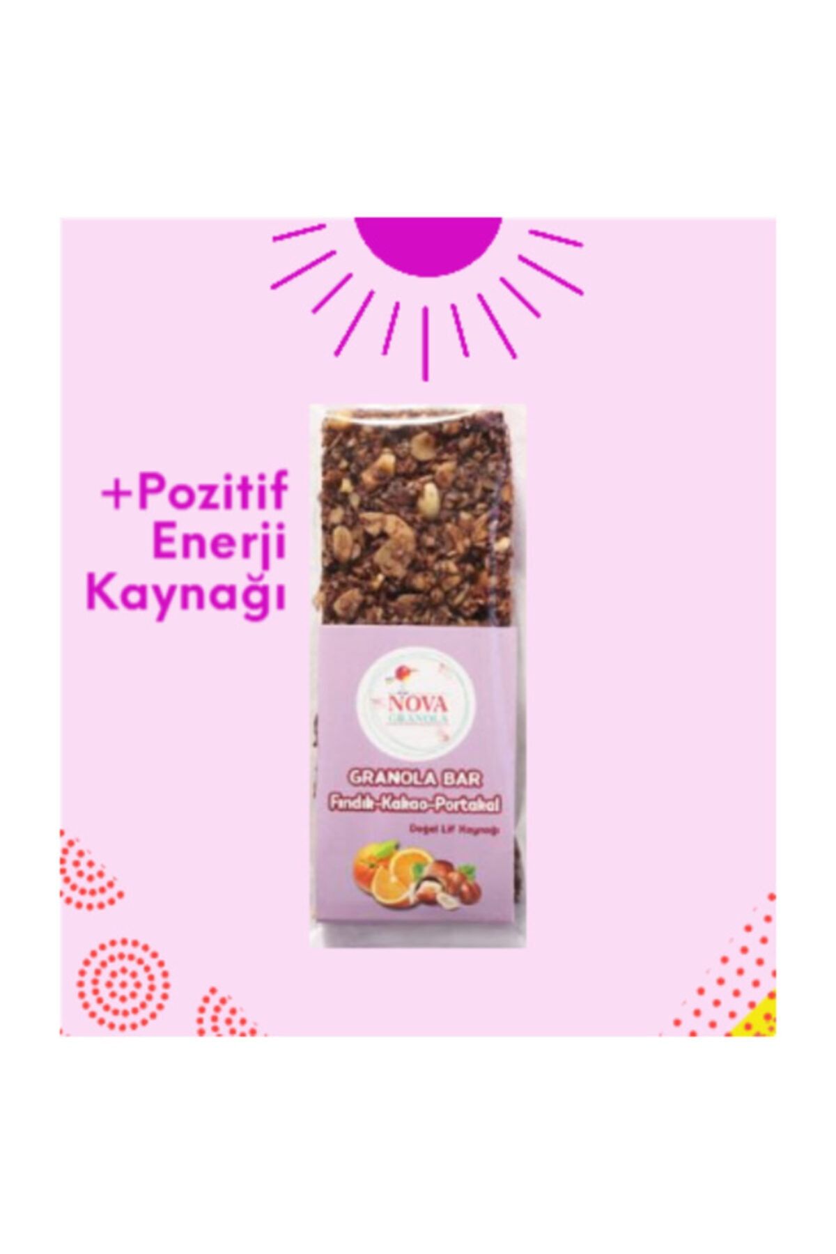 Nova Granola Kakaolu Portakallı Bar 12'li Paket