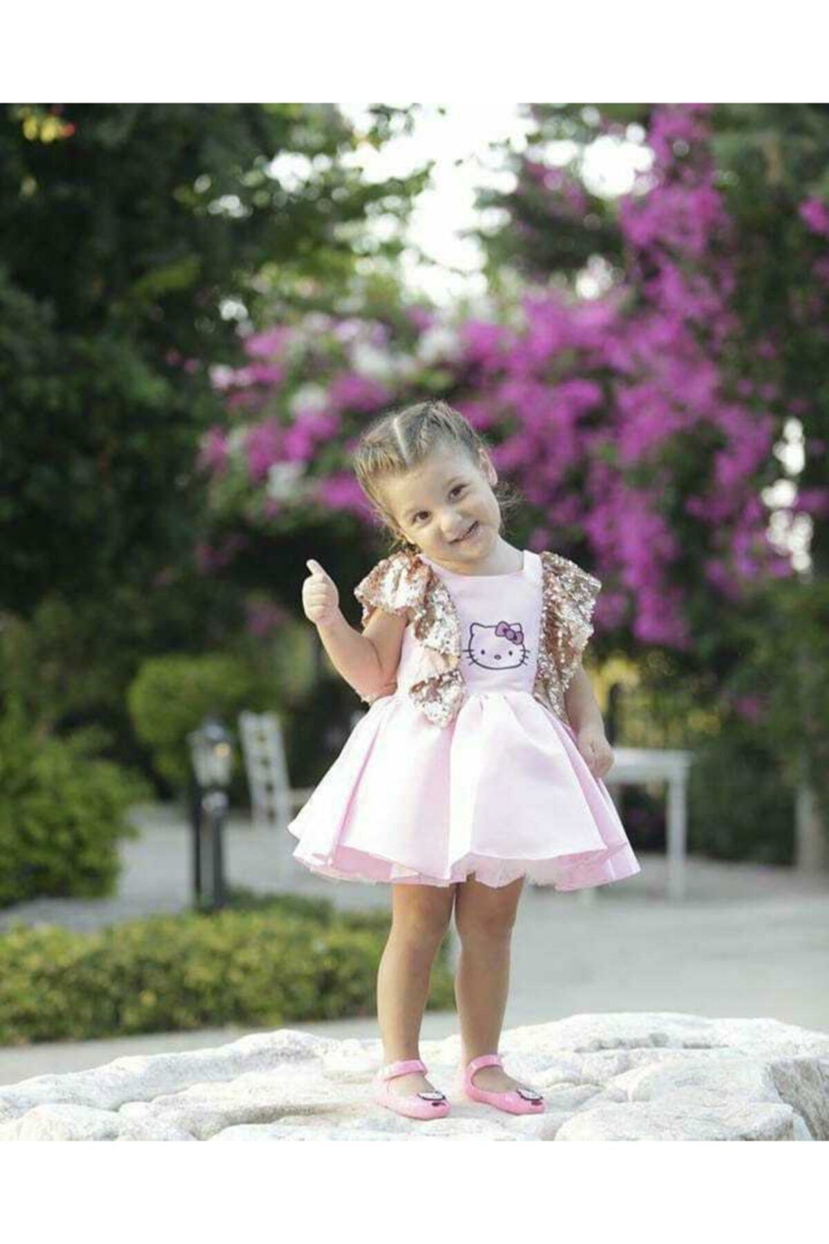 Masalina Ayna Kız Çocuk Elbise