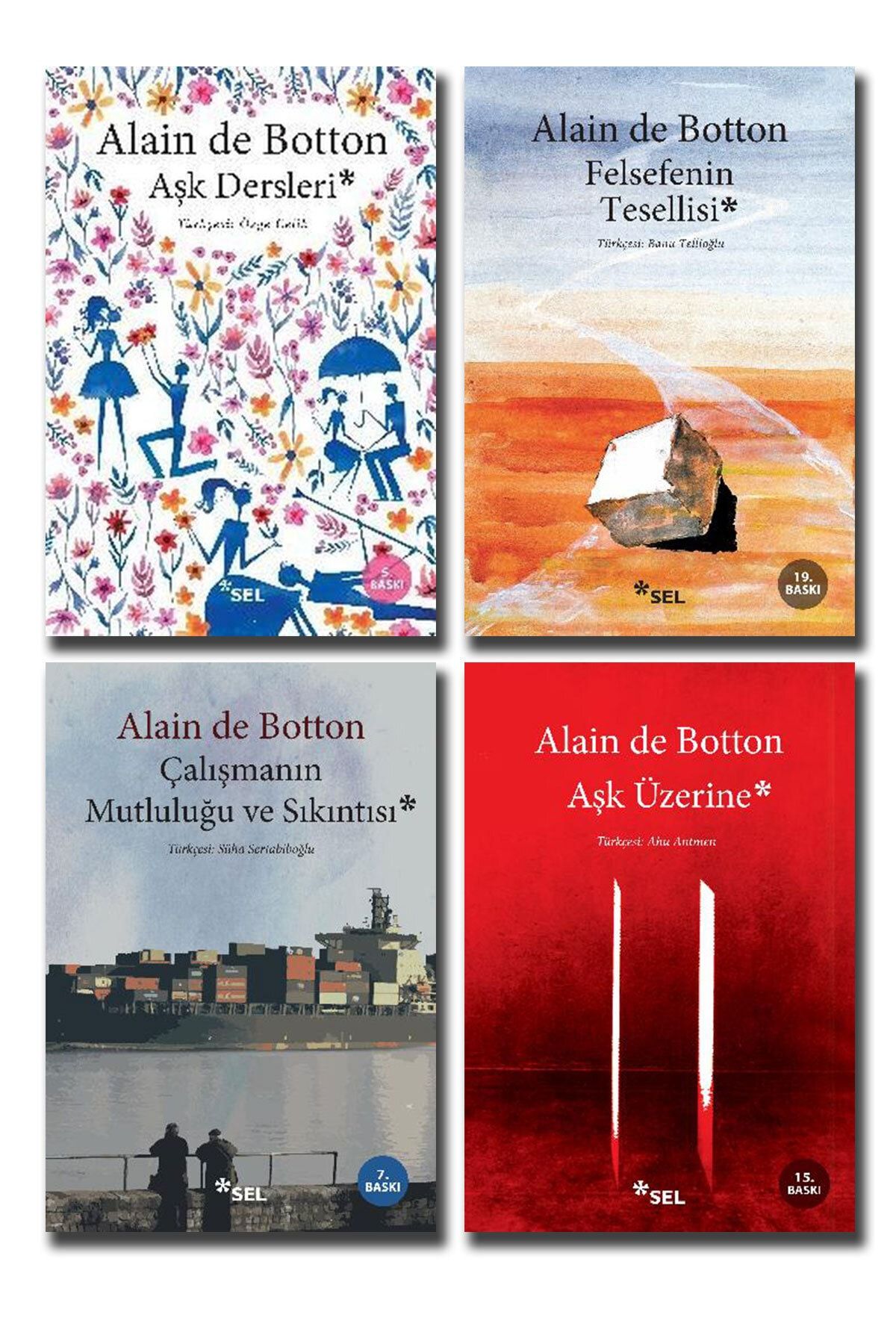 sel yayincilik alain de botton 4 kitap set ask uzerine felsefenin tesellisi ask dersleri calismanin mutlu fiyati yorumlari trendyol