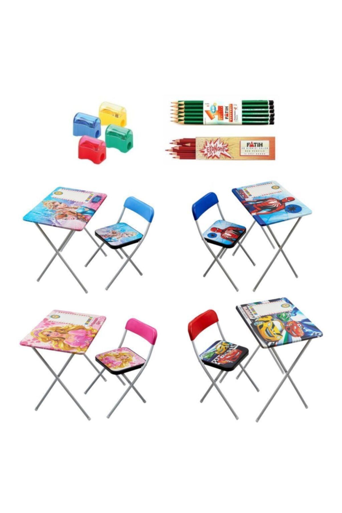 mashotrend cocuk ders calisma masasi spiderman frozen barbie cars 12 li kursun kalem seti hediyeli fiyati yorumlari trendyol