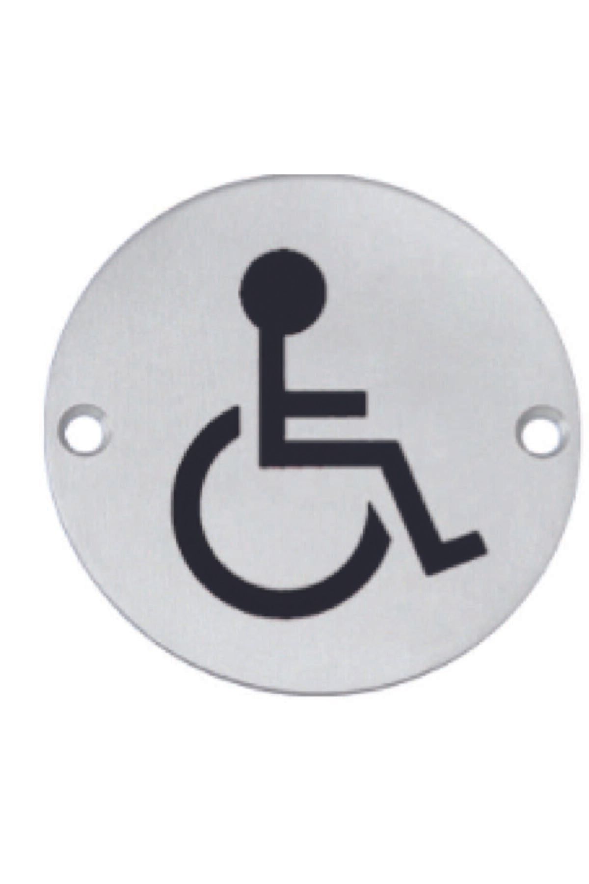 Hafele Wc Sembol Engelli - Paslanmaz Çelik Mat - 75mm