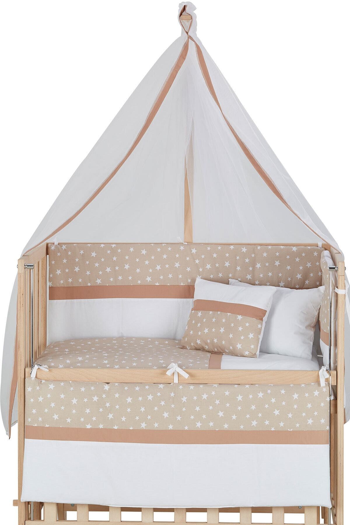 Babycom 50*90 Kahve Yıldızlı Uyku Seti
