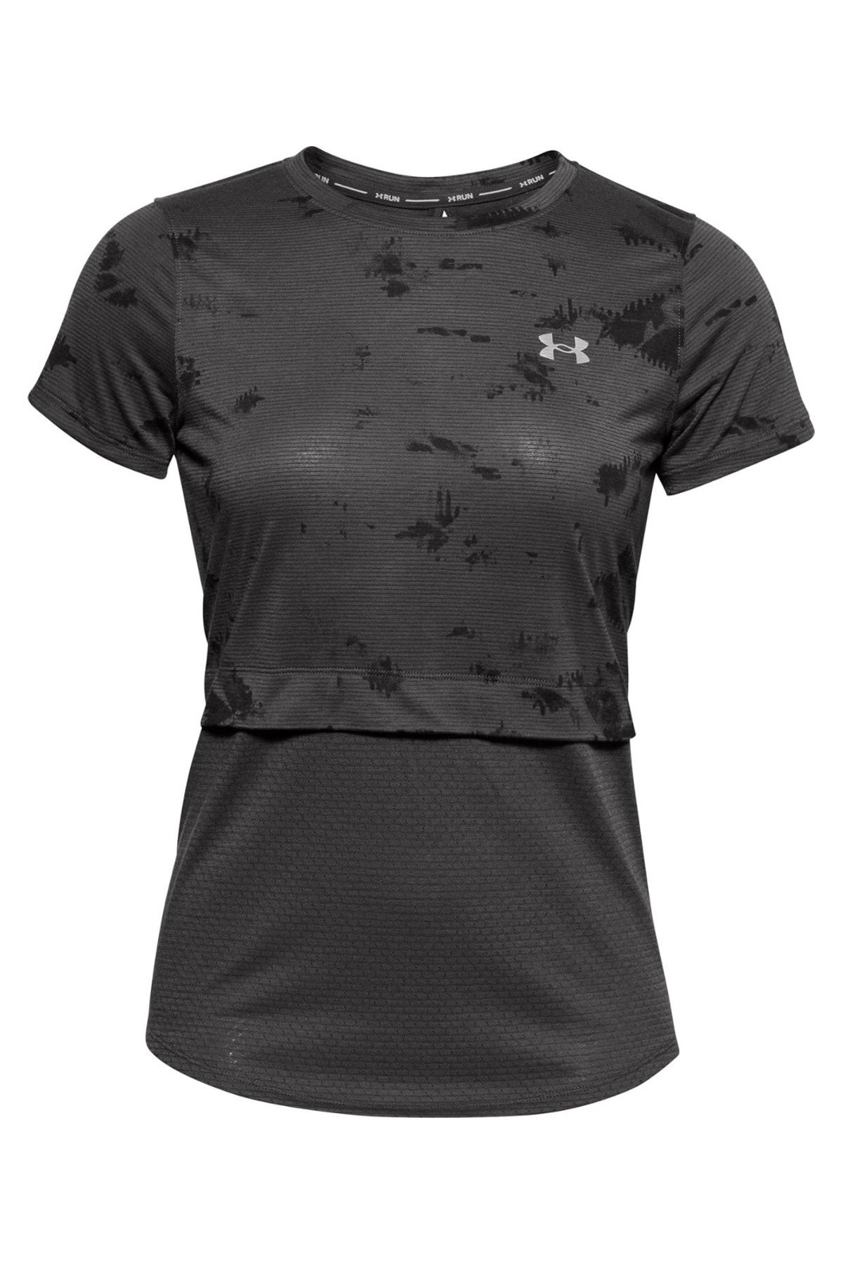 Under Armour Kadın Spor T-Shirt - Ua Streaker 2.0 Inverse Ss - 1356222-010