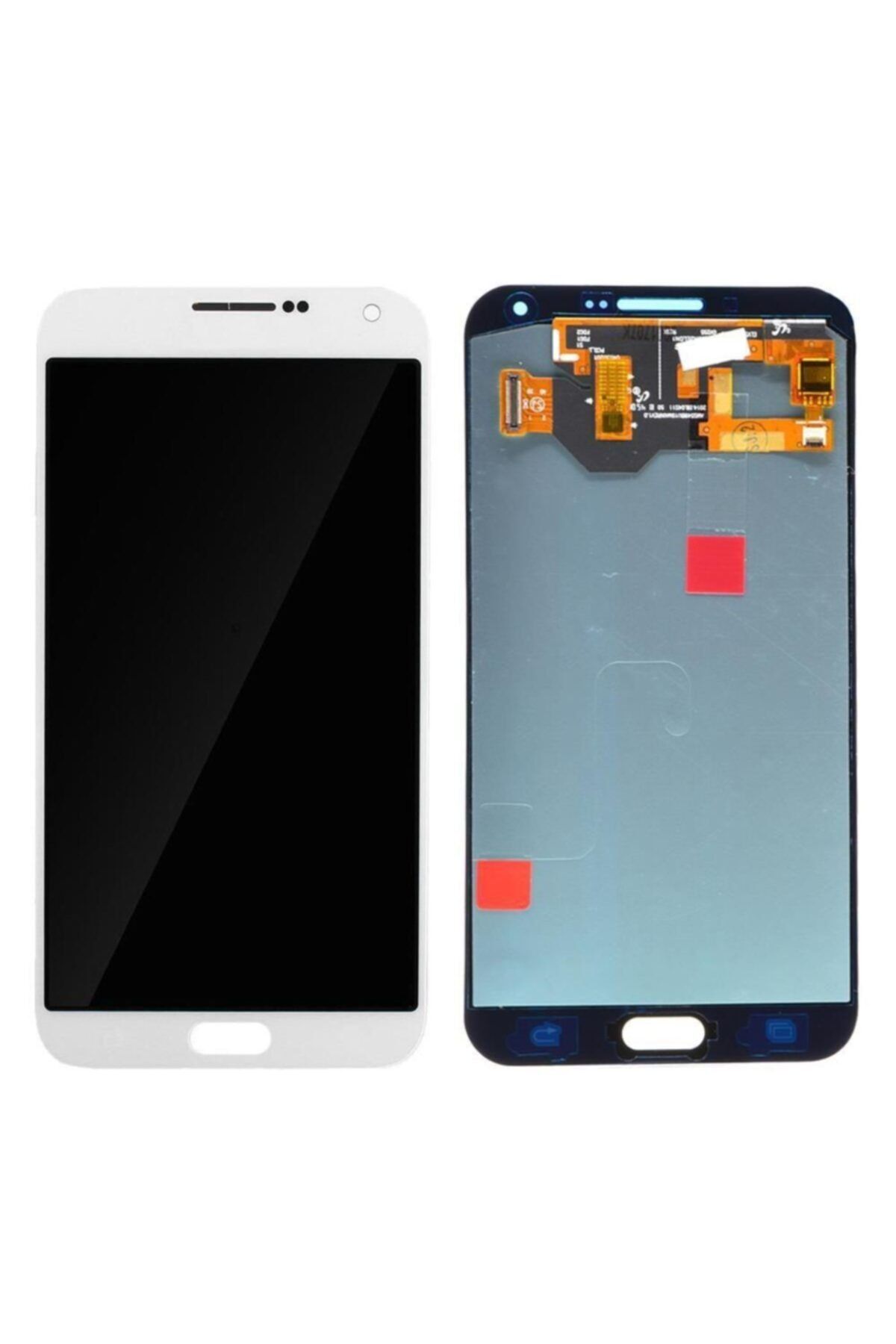 Samsung Galaxy E7 E700 Lcd Ekran Revize Beyaz
