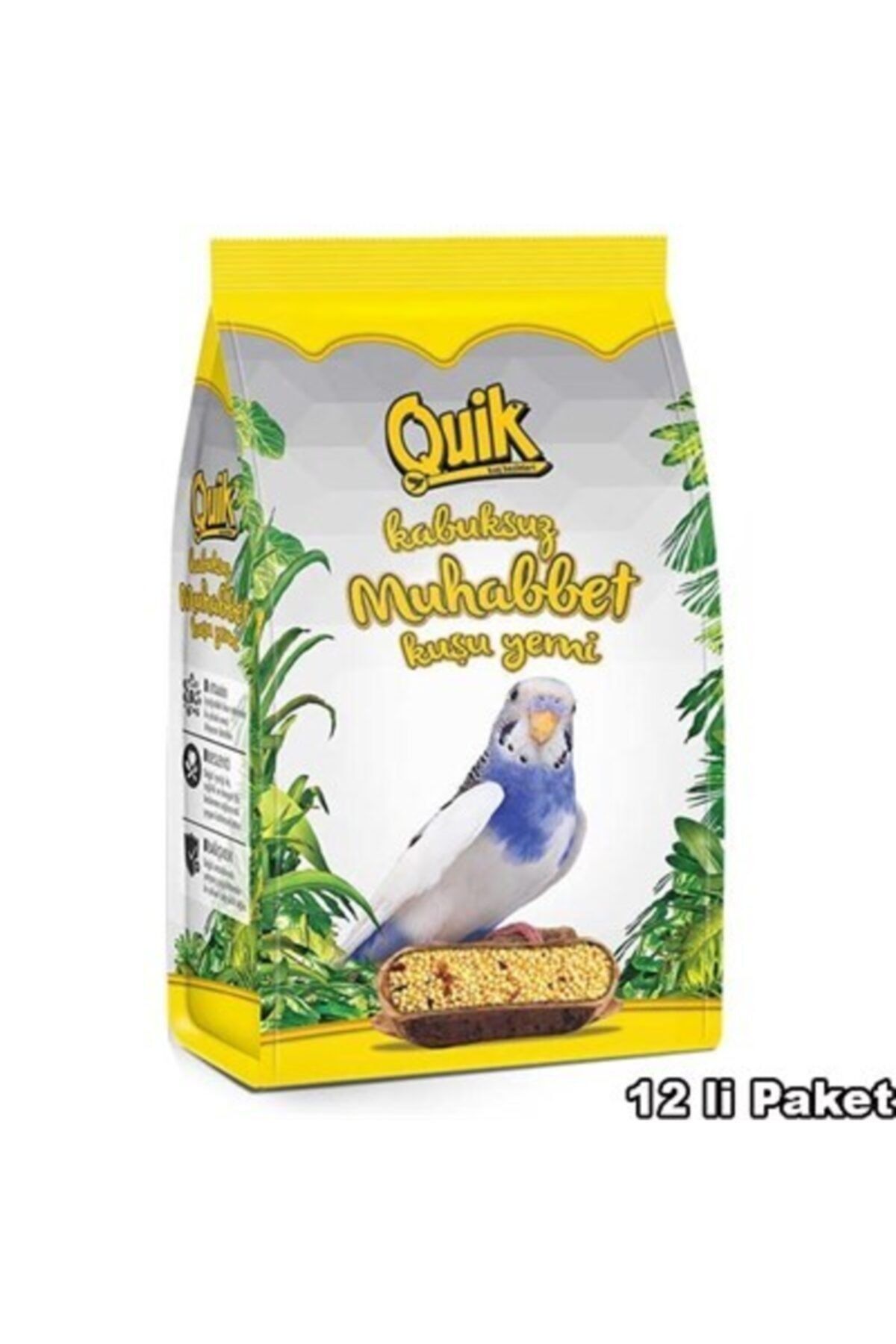 Quik Special Kabuksuz Kuş Yemi 400gr 12li