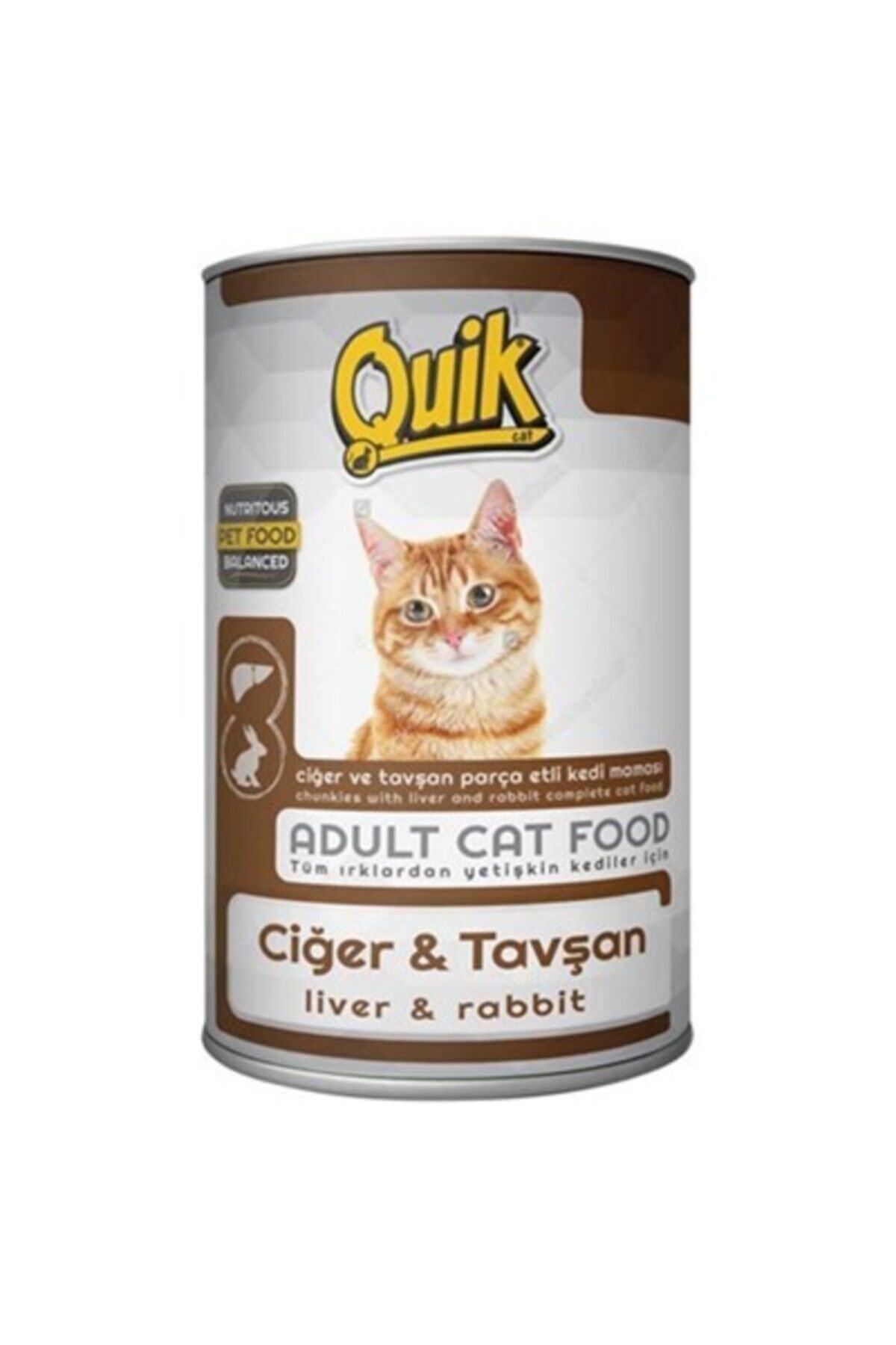 Quik Kedi 415 Gr Ciğer-tavşan Kons. 24 Adet