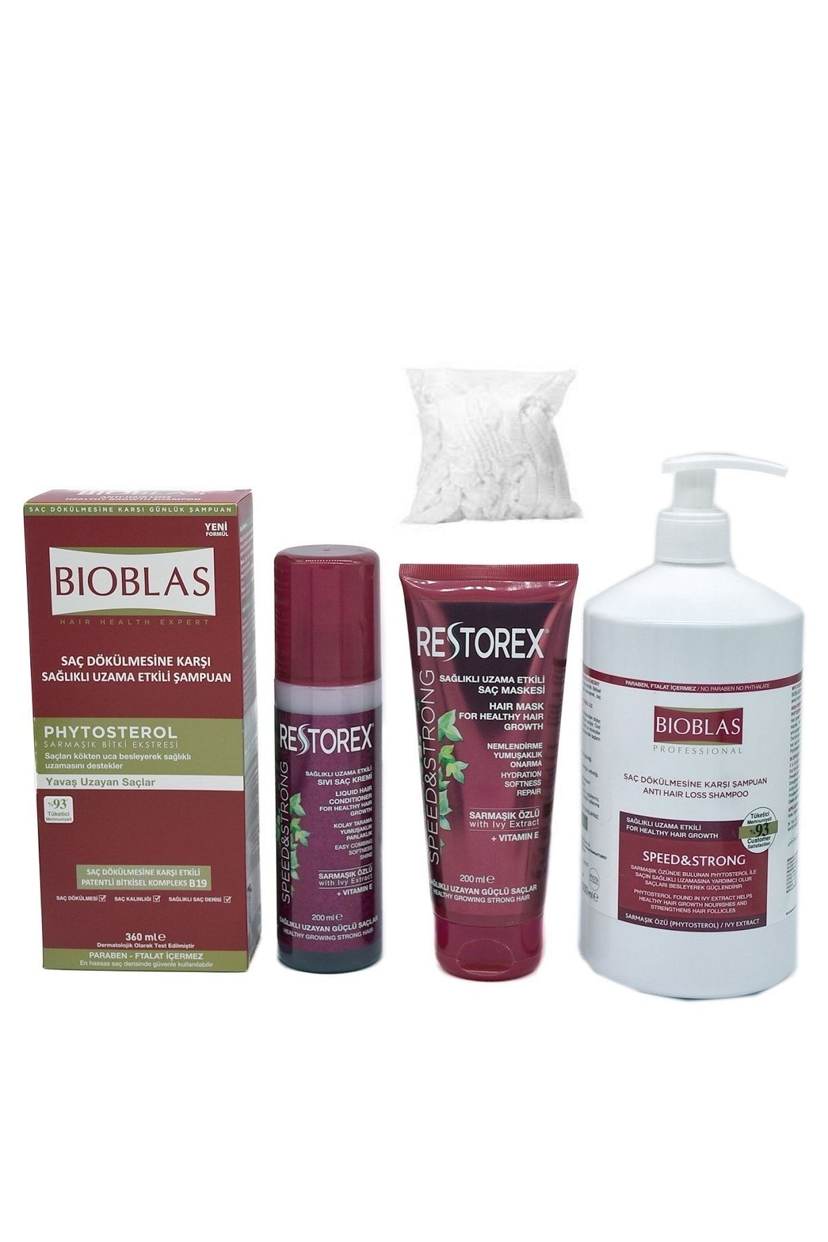 Bioblas Saç Dökülmesine Karşı 360 Ml Şampuan+200 Ml Sıvı Saç Kremi+200 Ml Saç Maskesi + 1000 Ml Şampuan Seti