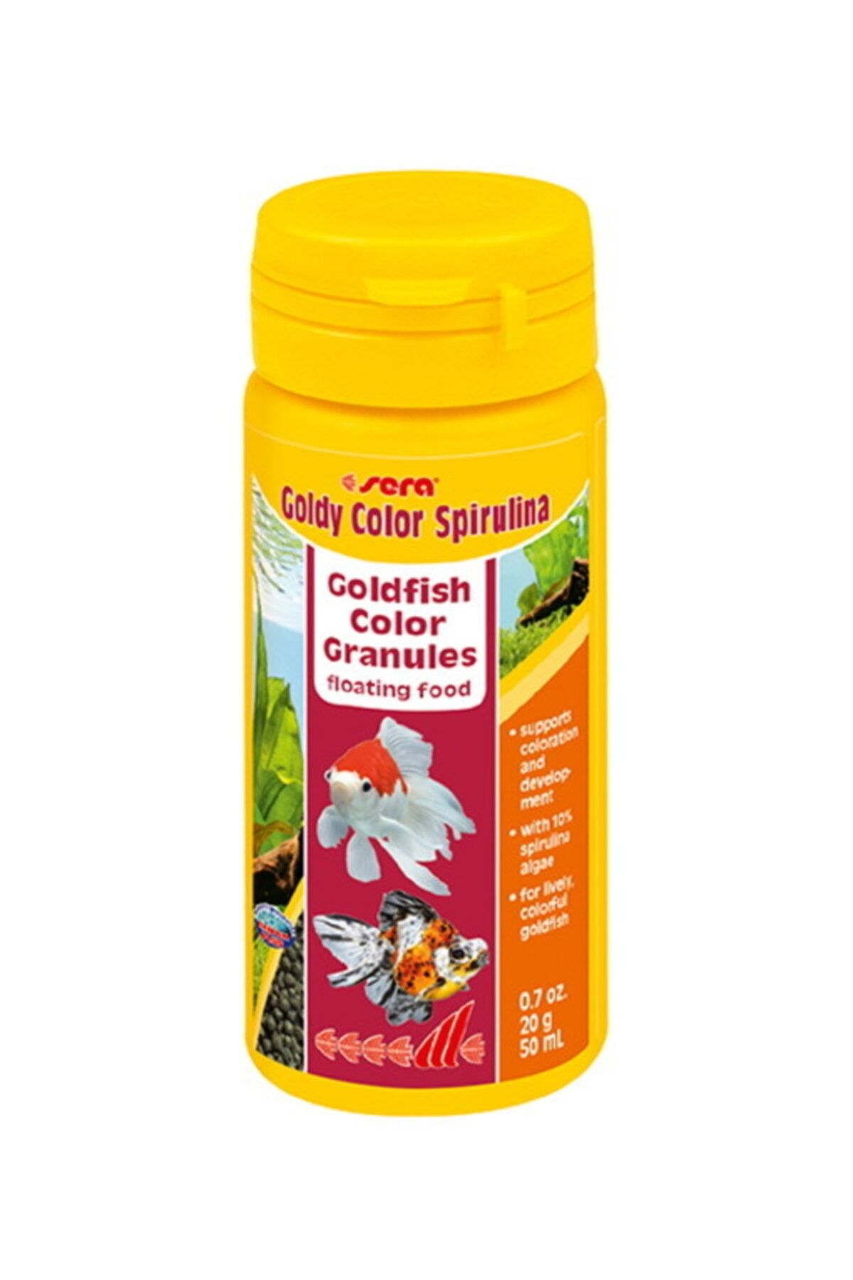 SERA Goldy Color Spirulina Japon Balığı Yemi 50 ml