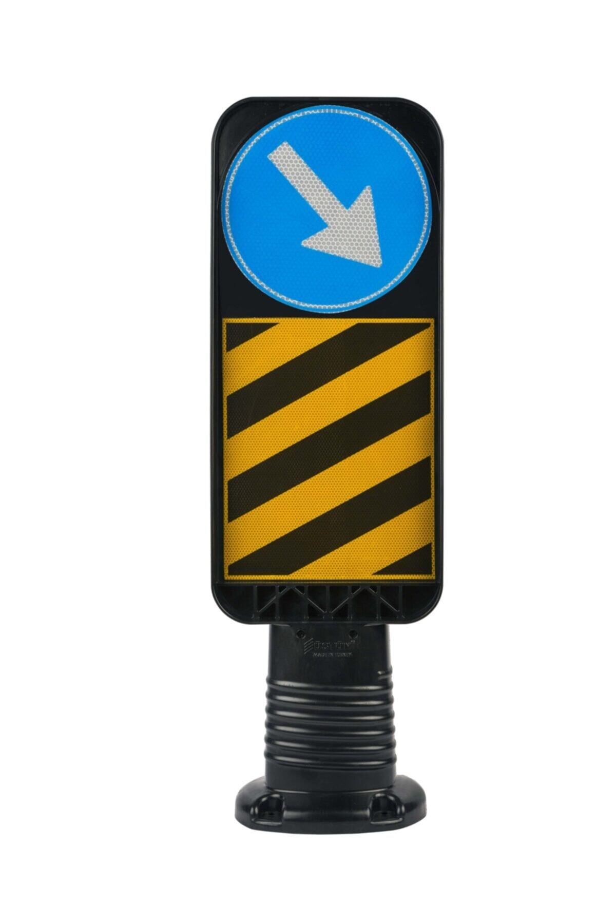 Üstün 30 Cm Esnek Refüj Başı Tabelası