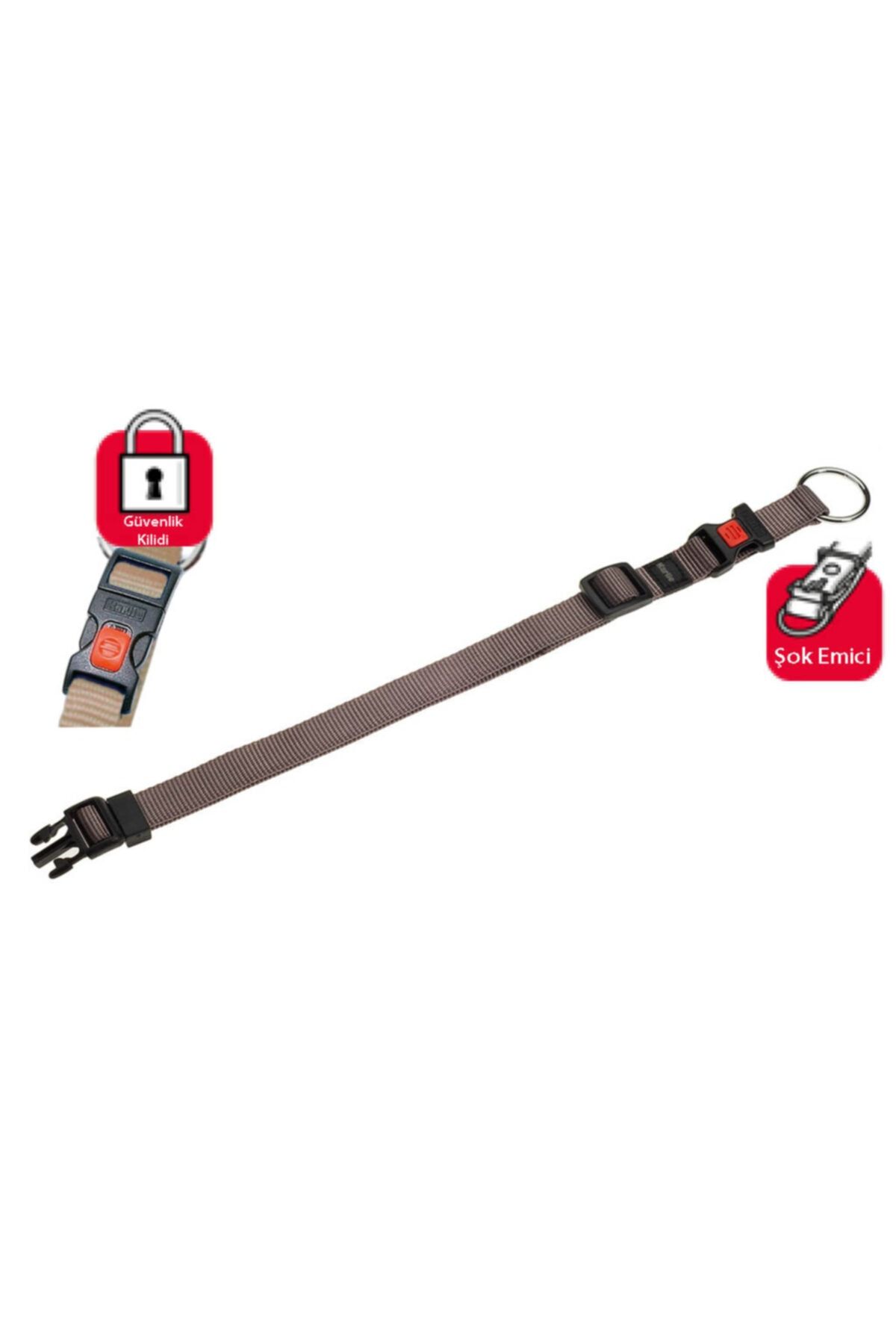 Karlie Karlıe Kilitli Boyun Tasma Xs 20-35cm Gri