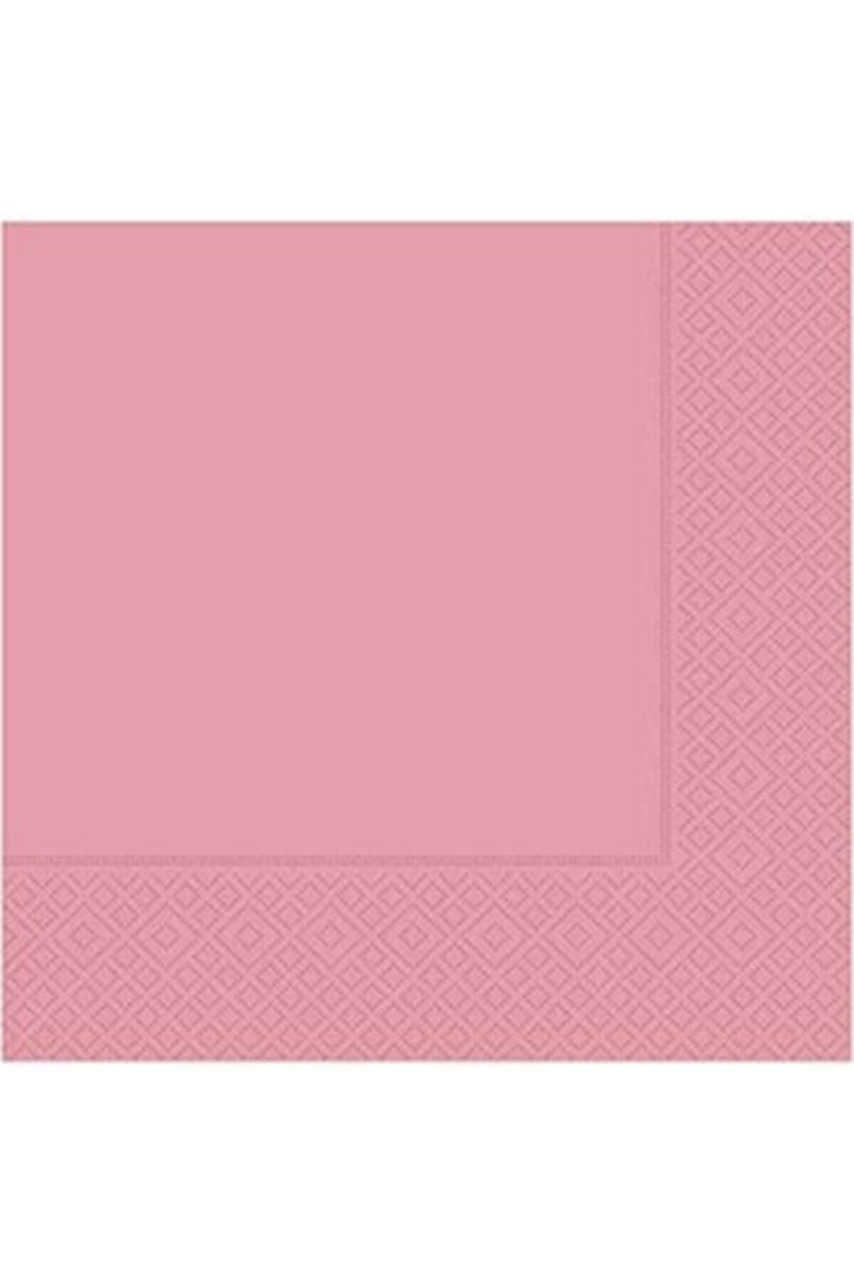 Samin Parti Aksesuar Pembe Renk Çift Katlı Kağıt Peçete 20 Adet