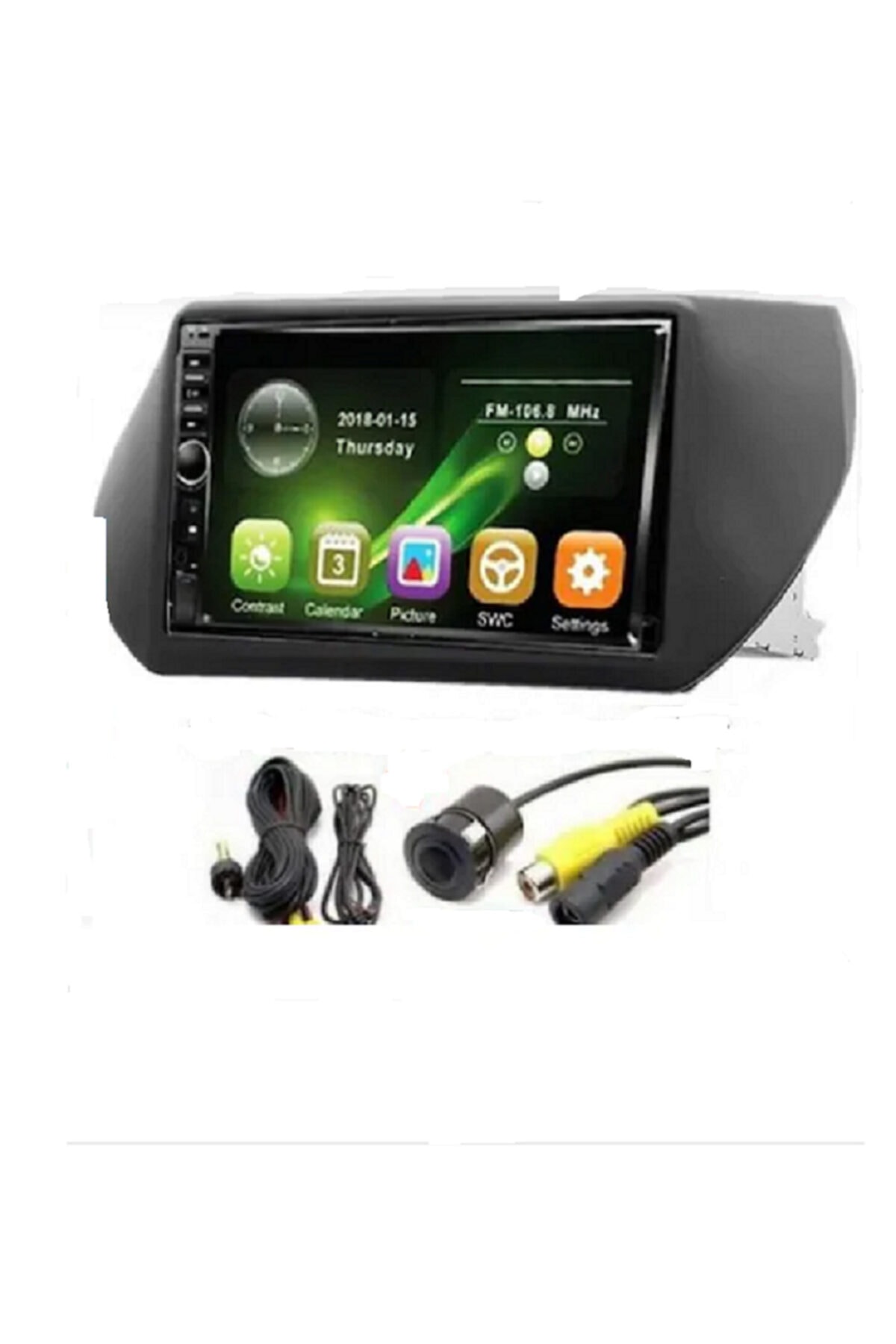 drivitec Fiat Fiorino Uyumlu 7inc Tuşlu Dokunmatik Multimedya Double