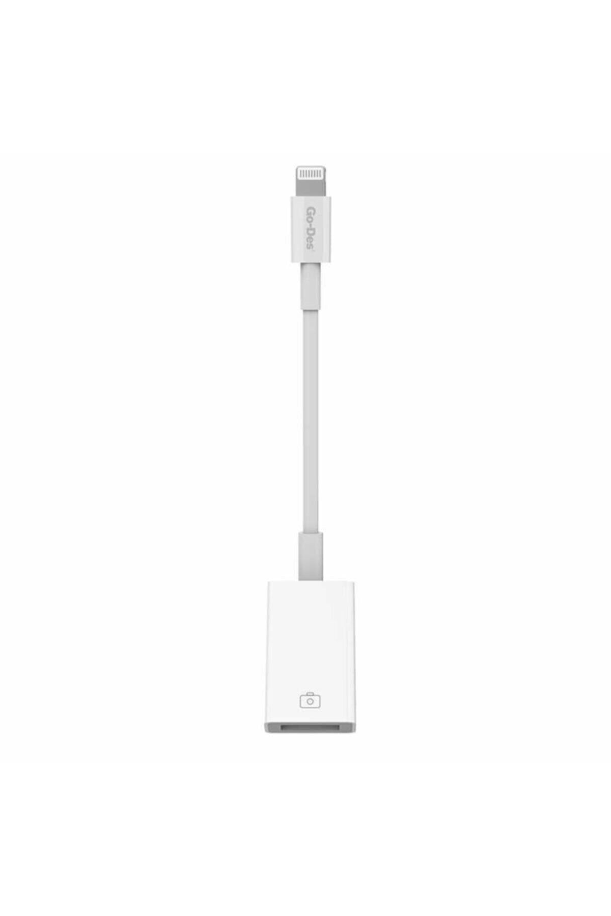 GoDes Go Des Gd-uc029 Lightning To Usb Camera Adapter Iphone Kalvye Mouse Kamera Usb Dönüştürücü Adaptörü