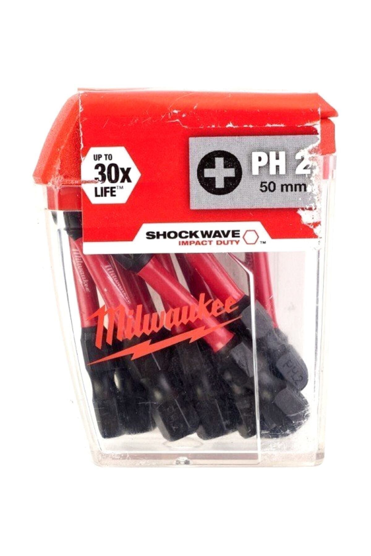 Milwaukee Vidalama Bits Ucu (10'lu Paket) PH2 (B) 50mm