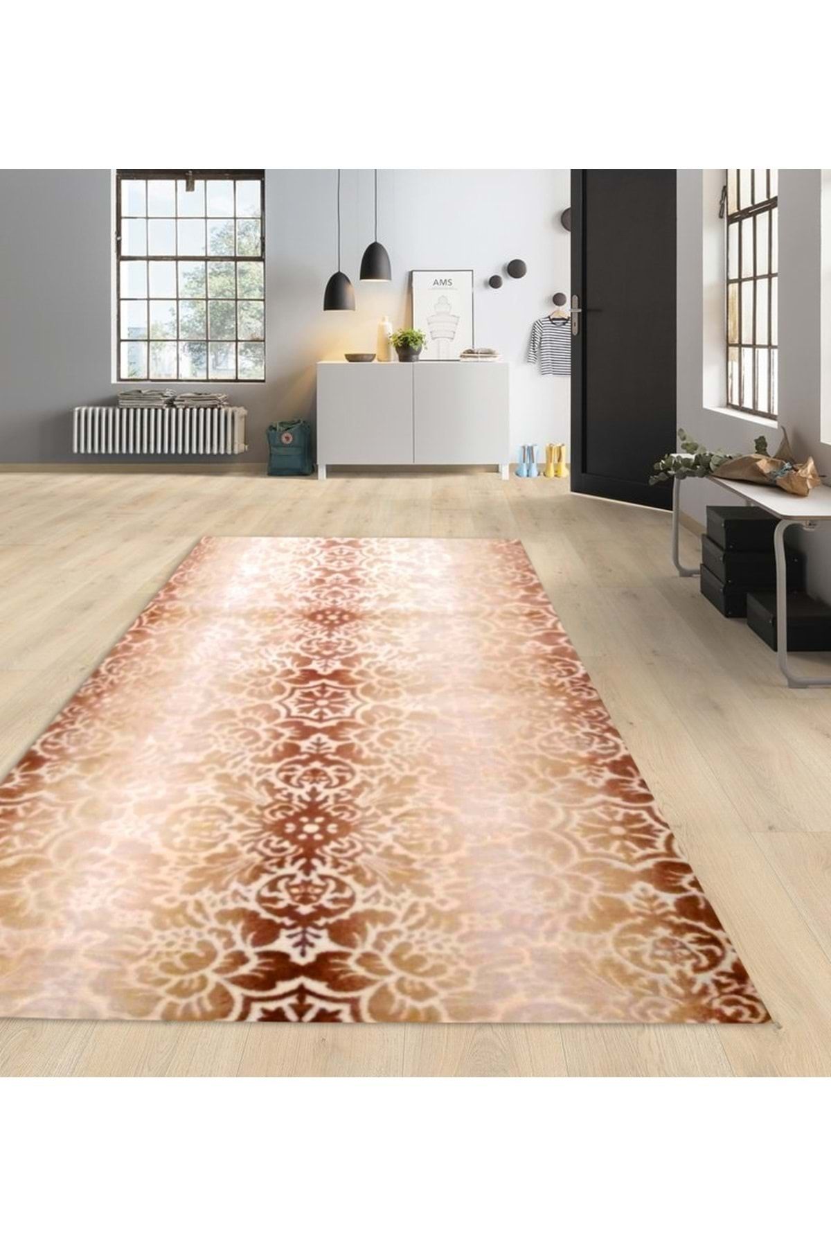 Pandora Halı Kesme Akrilik Yolluk Eni 120cm (desen8) - 120x400