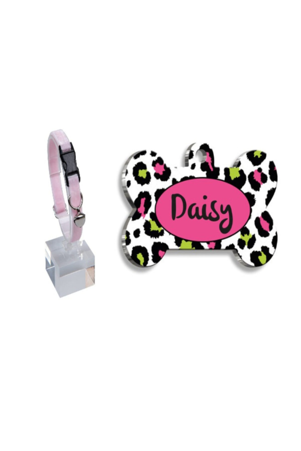altın pati Zilli Ayarlanabilir Kedi Boyun Tasması 22-30 cm
