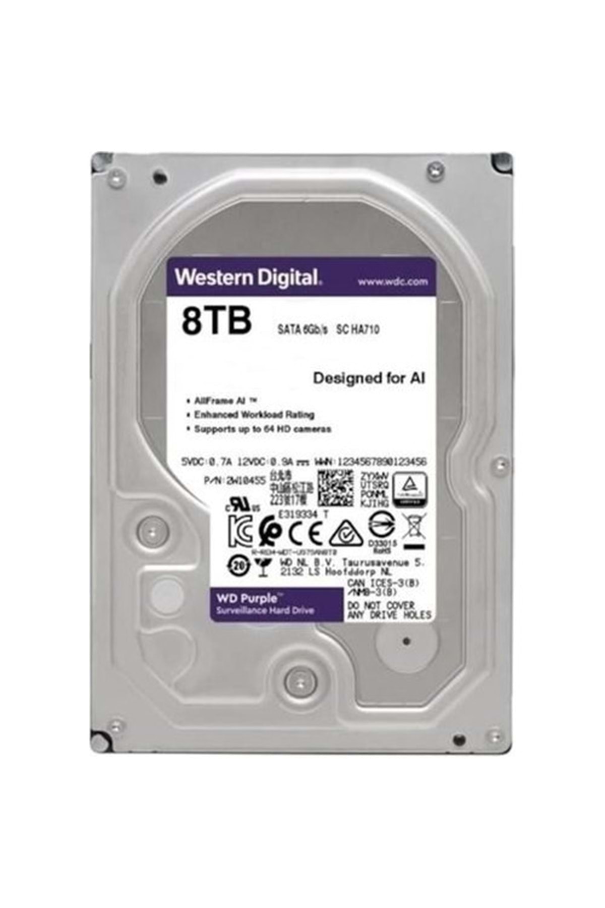WD 8tb Purple 3.5\