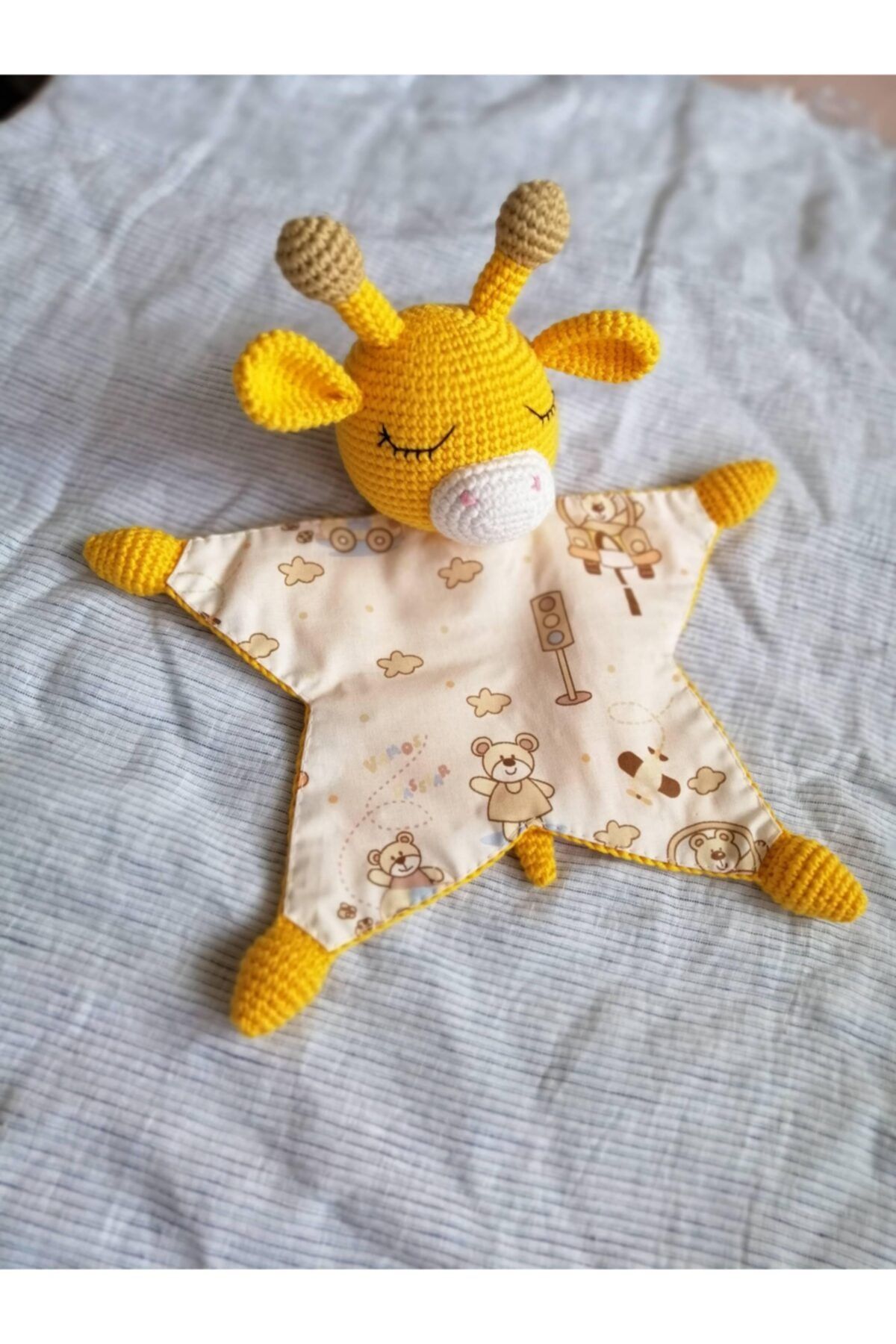 Sihirlihalka Amigurumi Zürafa Uyku Arkadaşım (SARI)